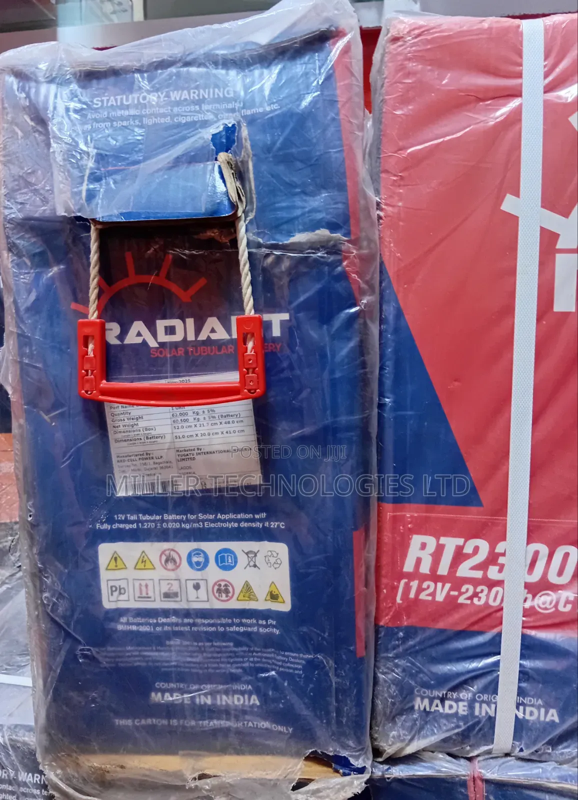 Radiant Tubular 230ah