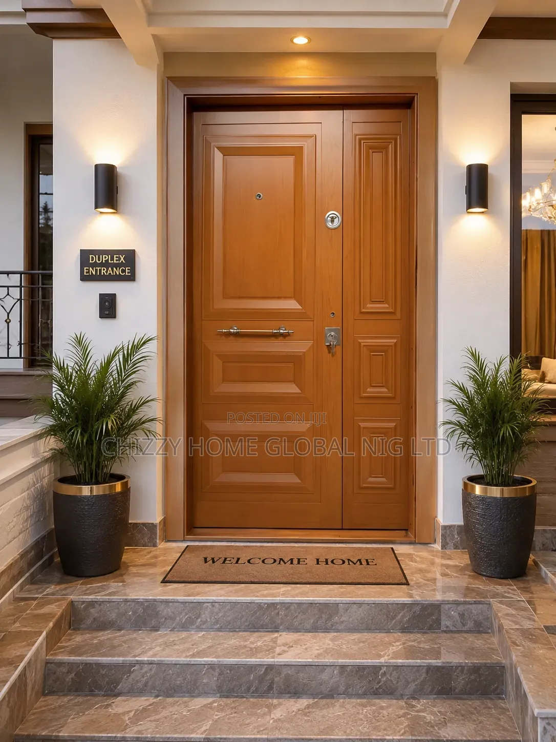 Heavy-Duty Full Metal Security Door | 100% Waterproof Rustproof