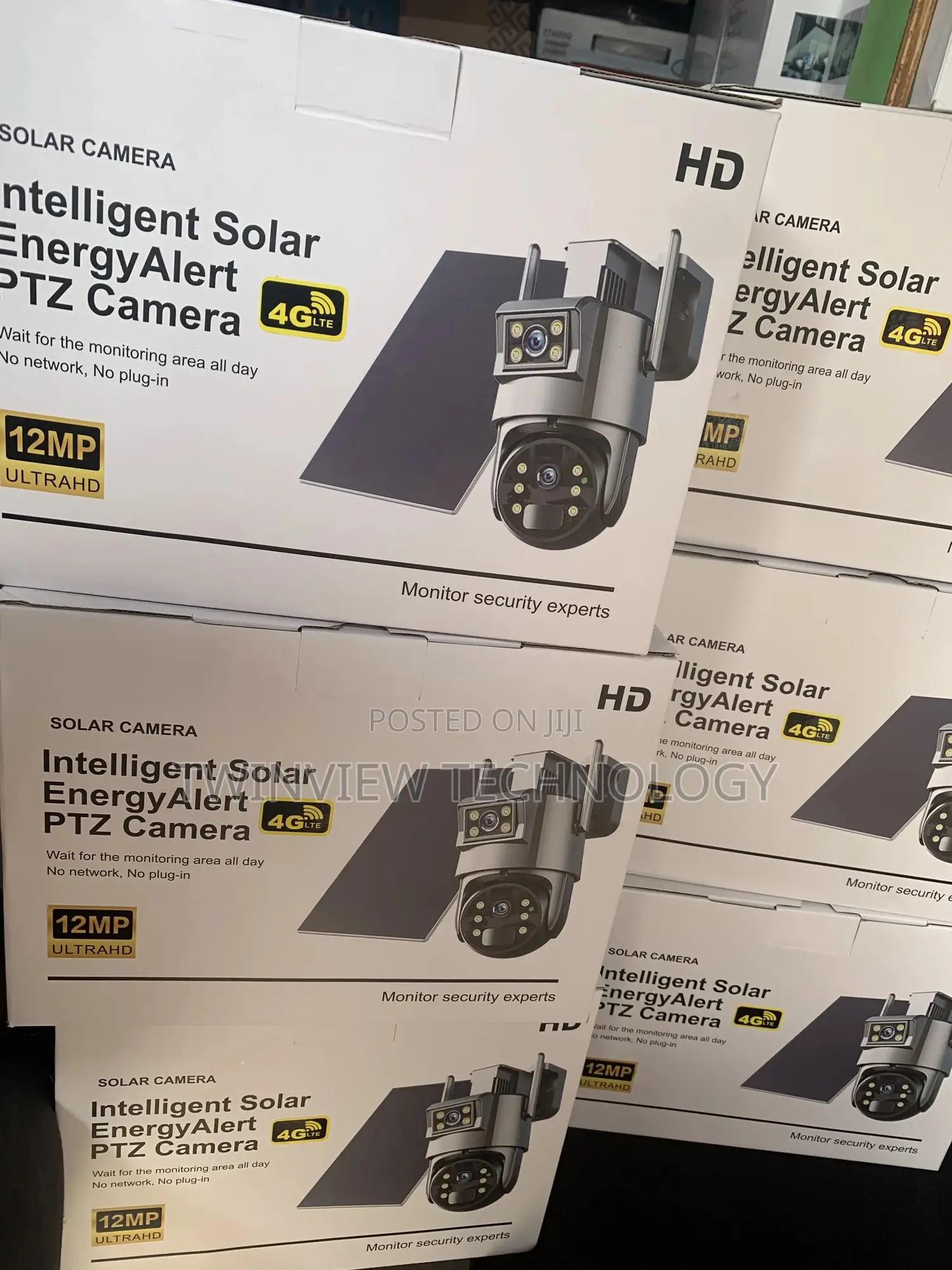 Ubox Dual Lens Solar Camera (12mp)