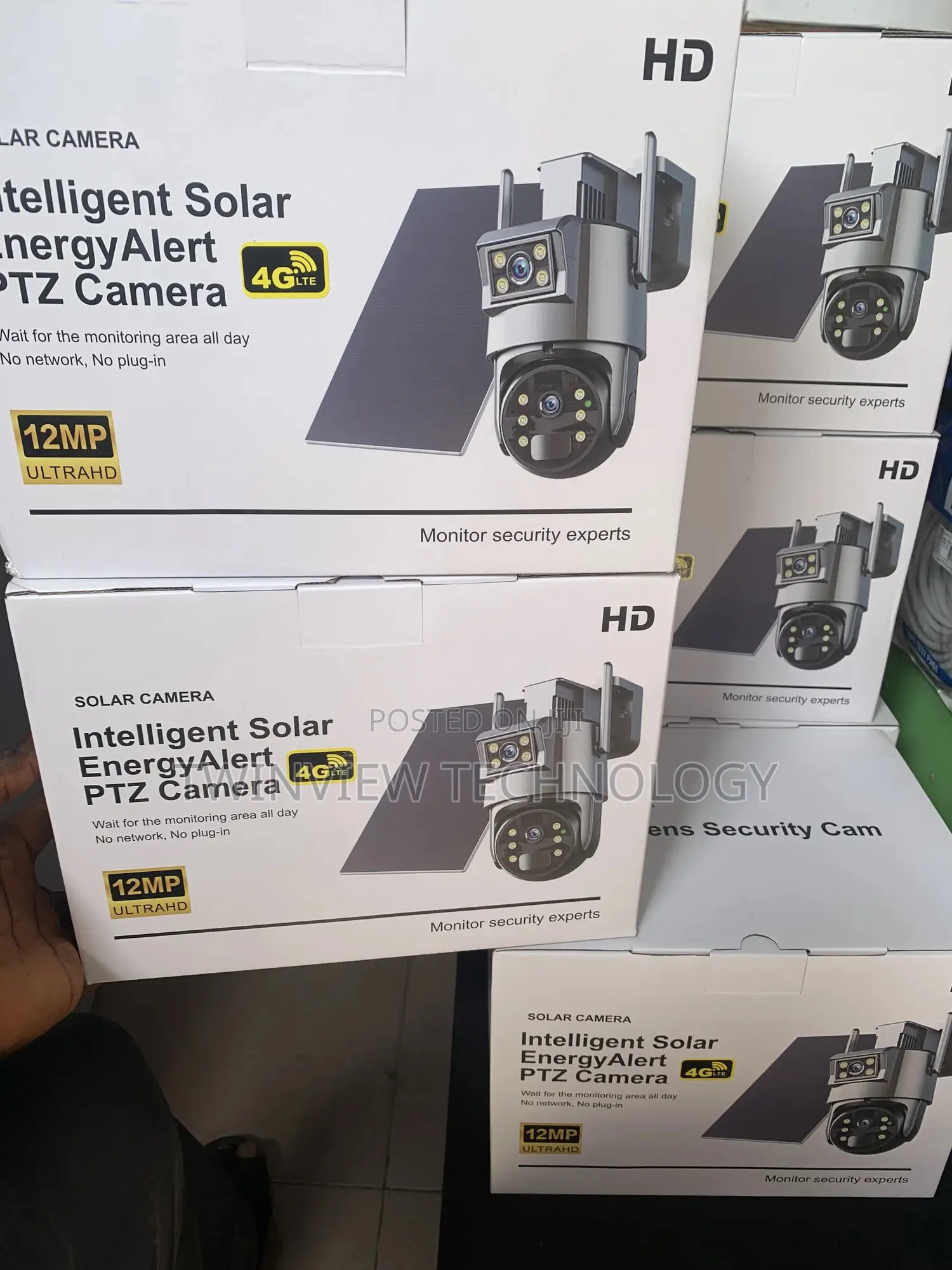 Ubox Dual Lens Solar Camera (12mp)