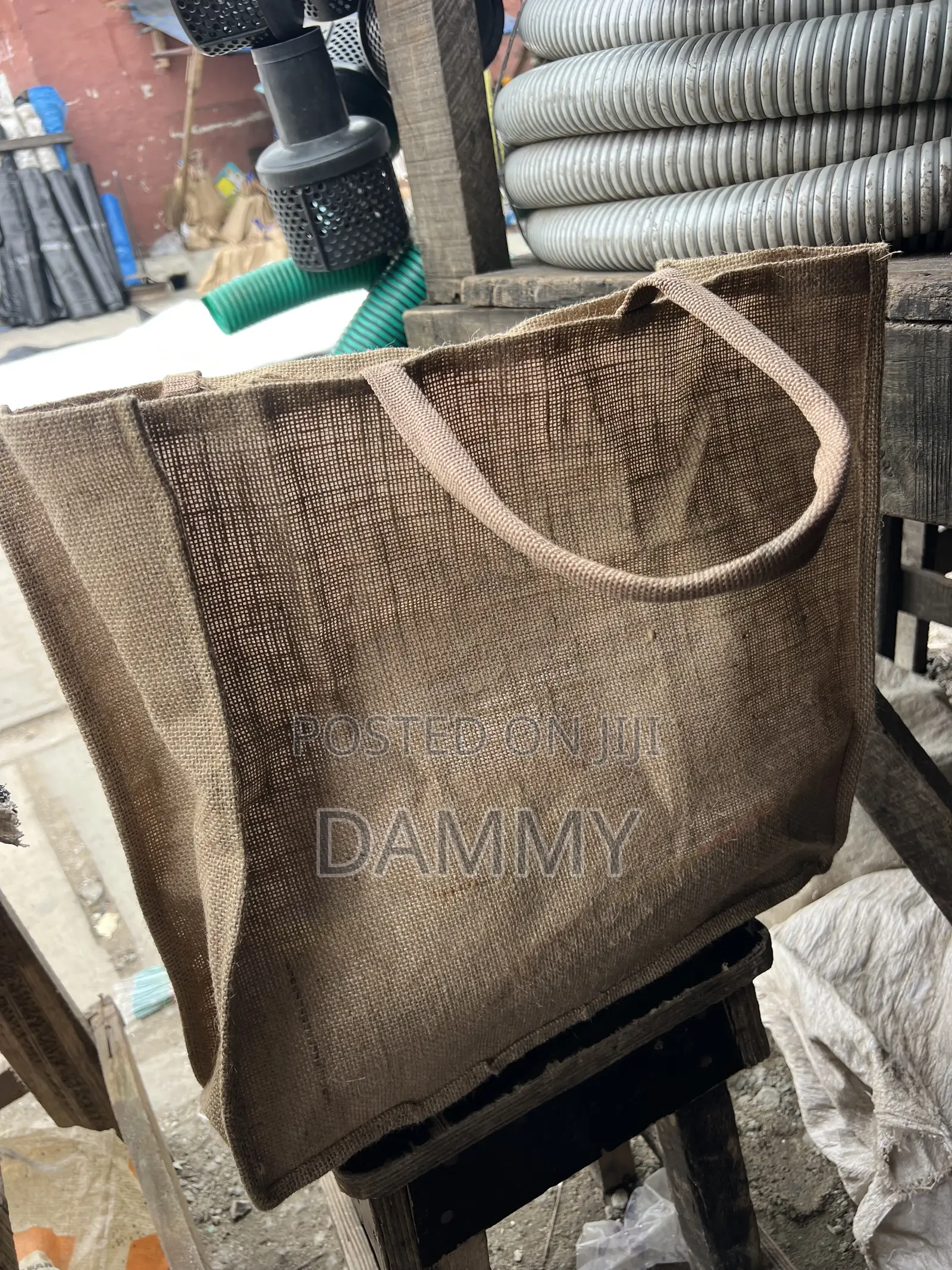 Plain Jute Tote Shopping Bags