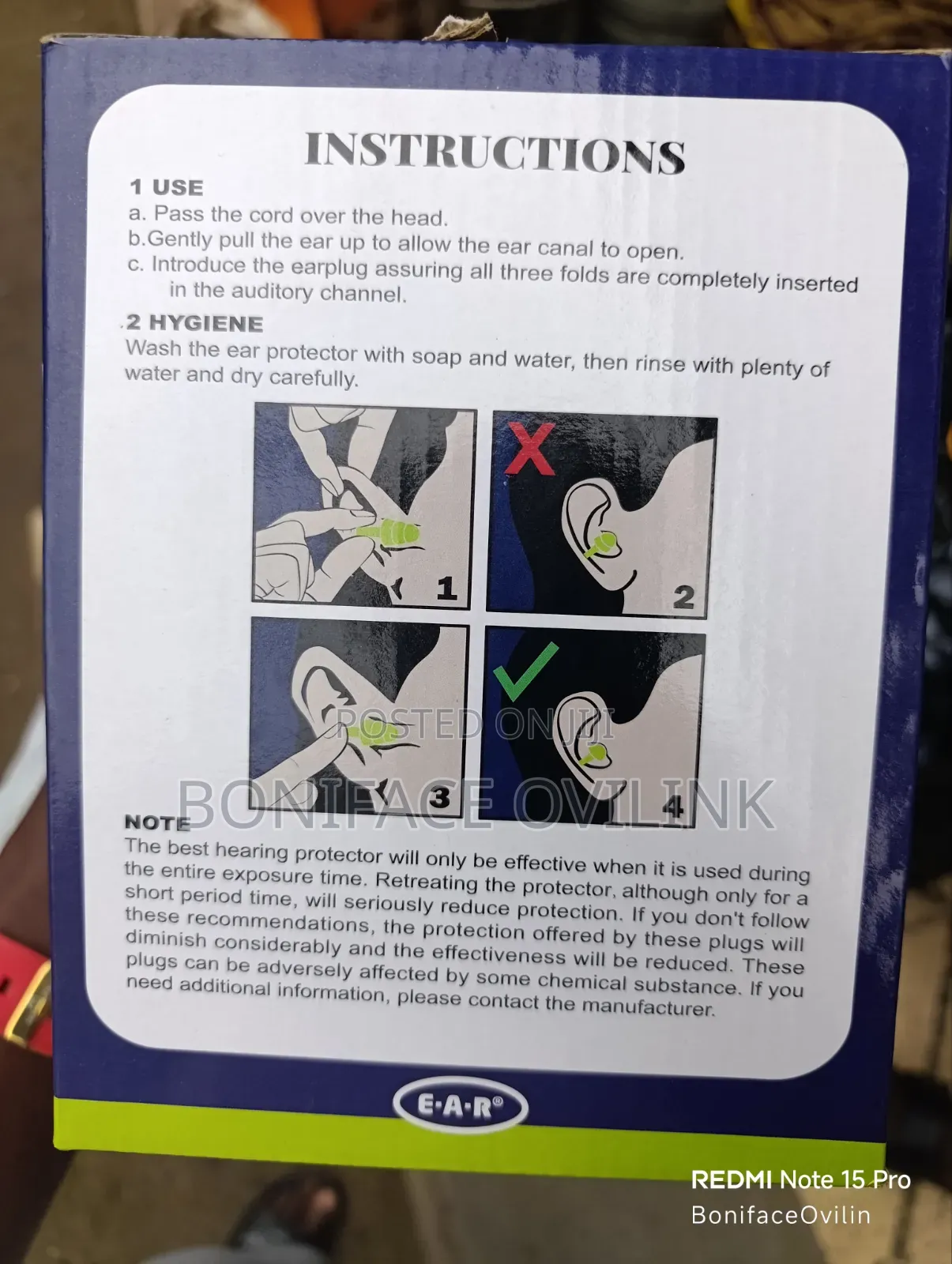 UltraFit Earplugs PKT