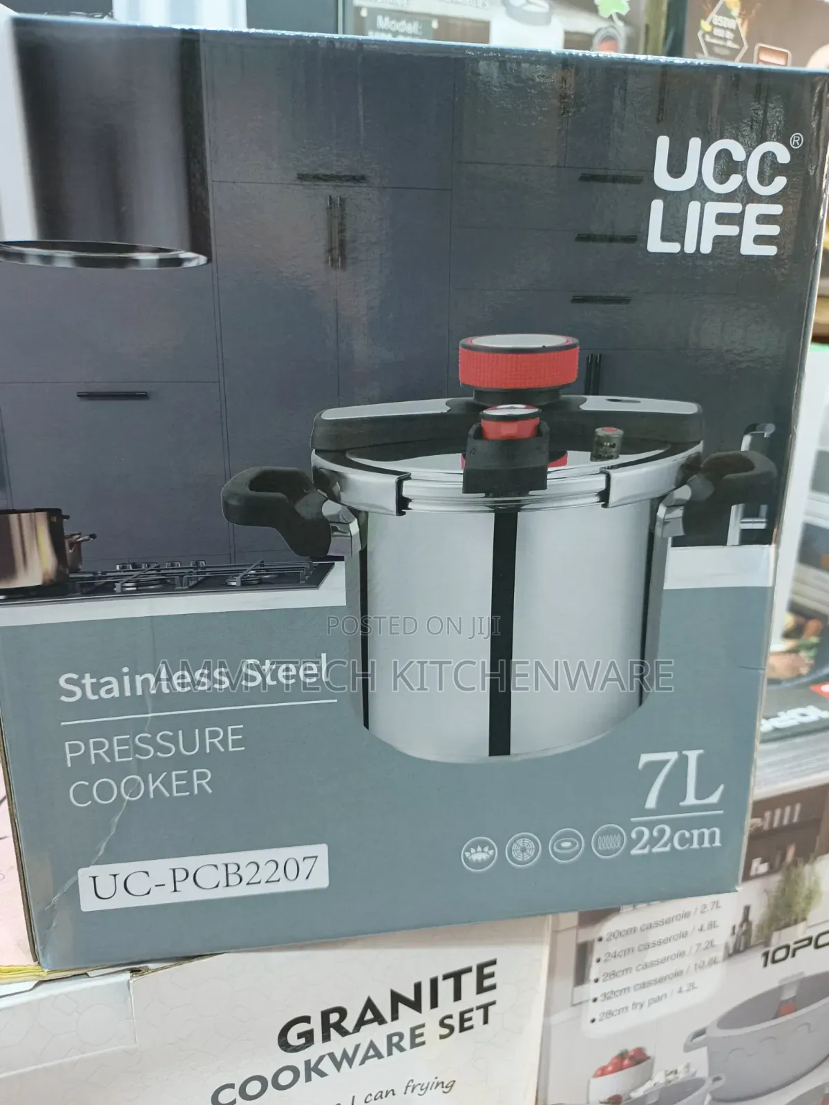 7l Pure Stainless Steel Ucclife Pressure Cooker