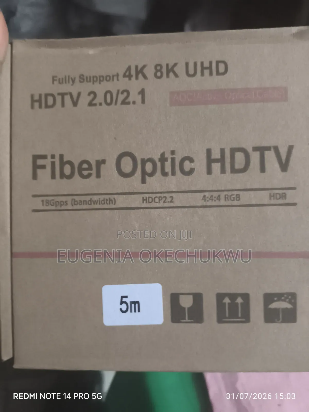 HDMI Fiber Optical Cable 5m
