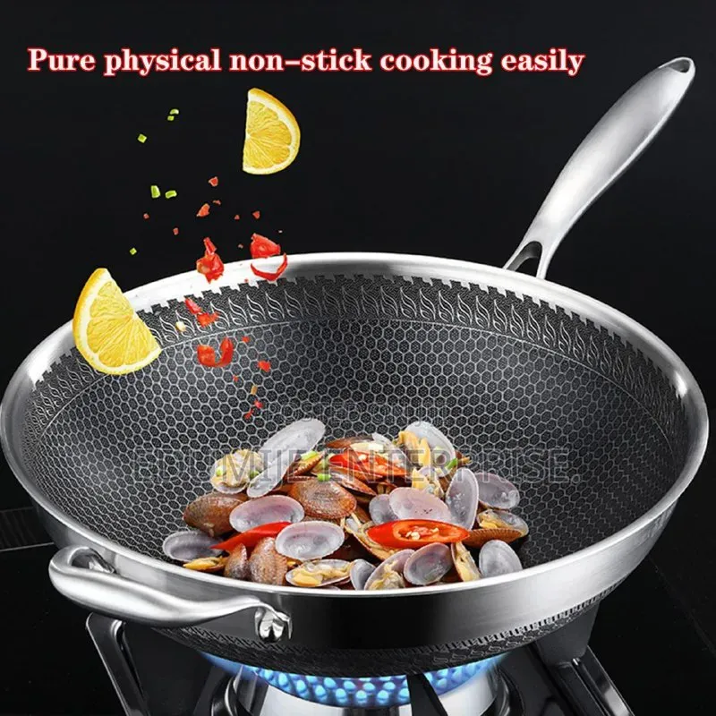 34 CM Stainless Frying Pan
