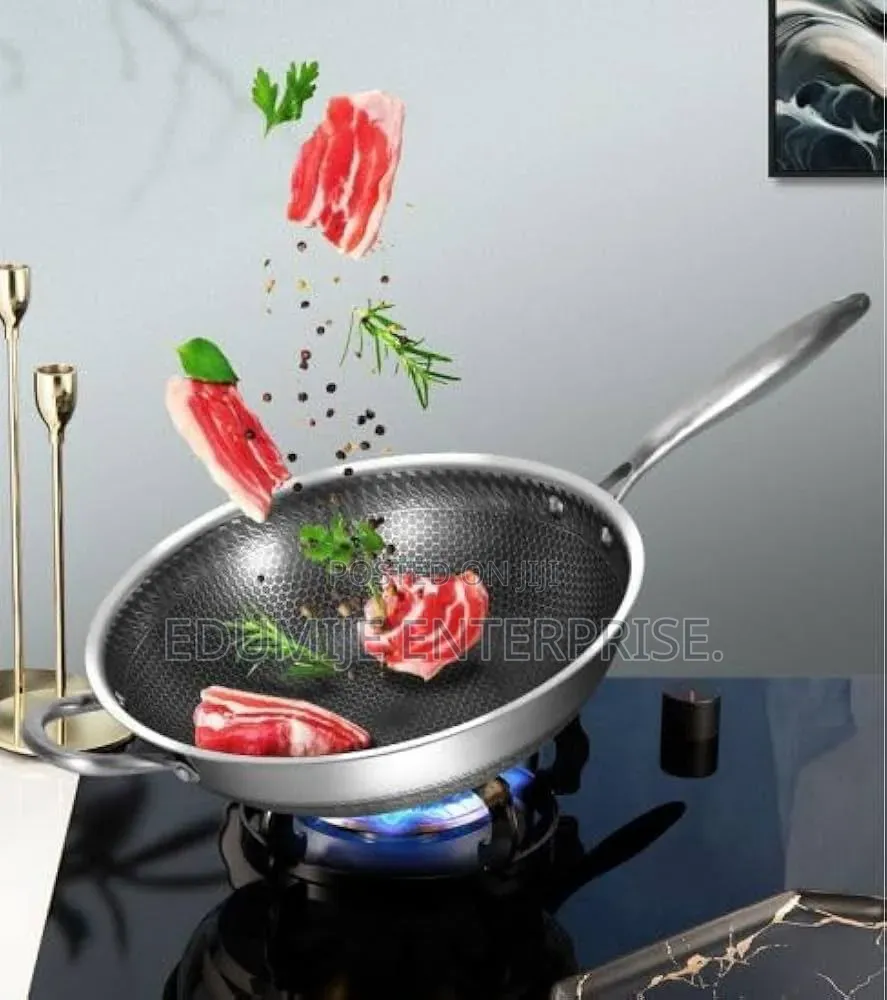 34 CM Stainless Frying Pan
