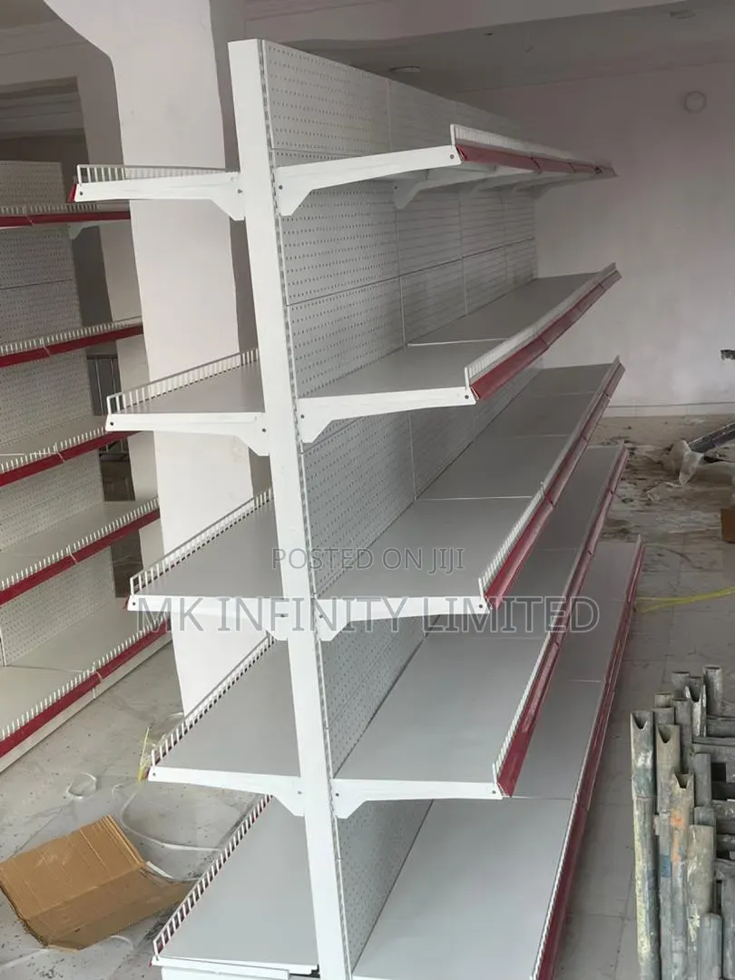 Double Sided Supermarket Shelves