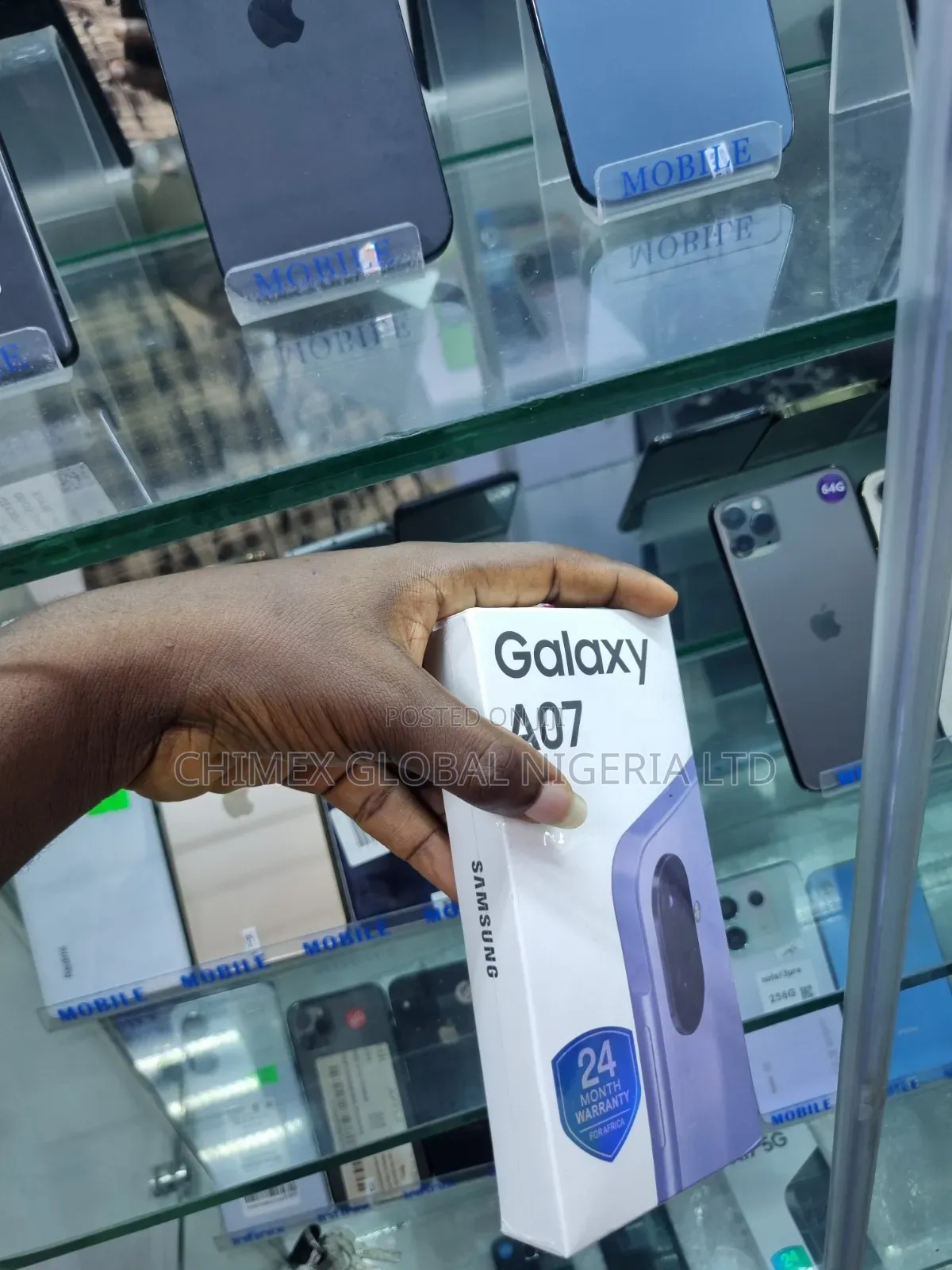 New Samsung Galaxy A07 128 GB Blue