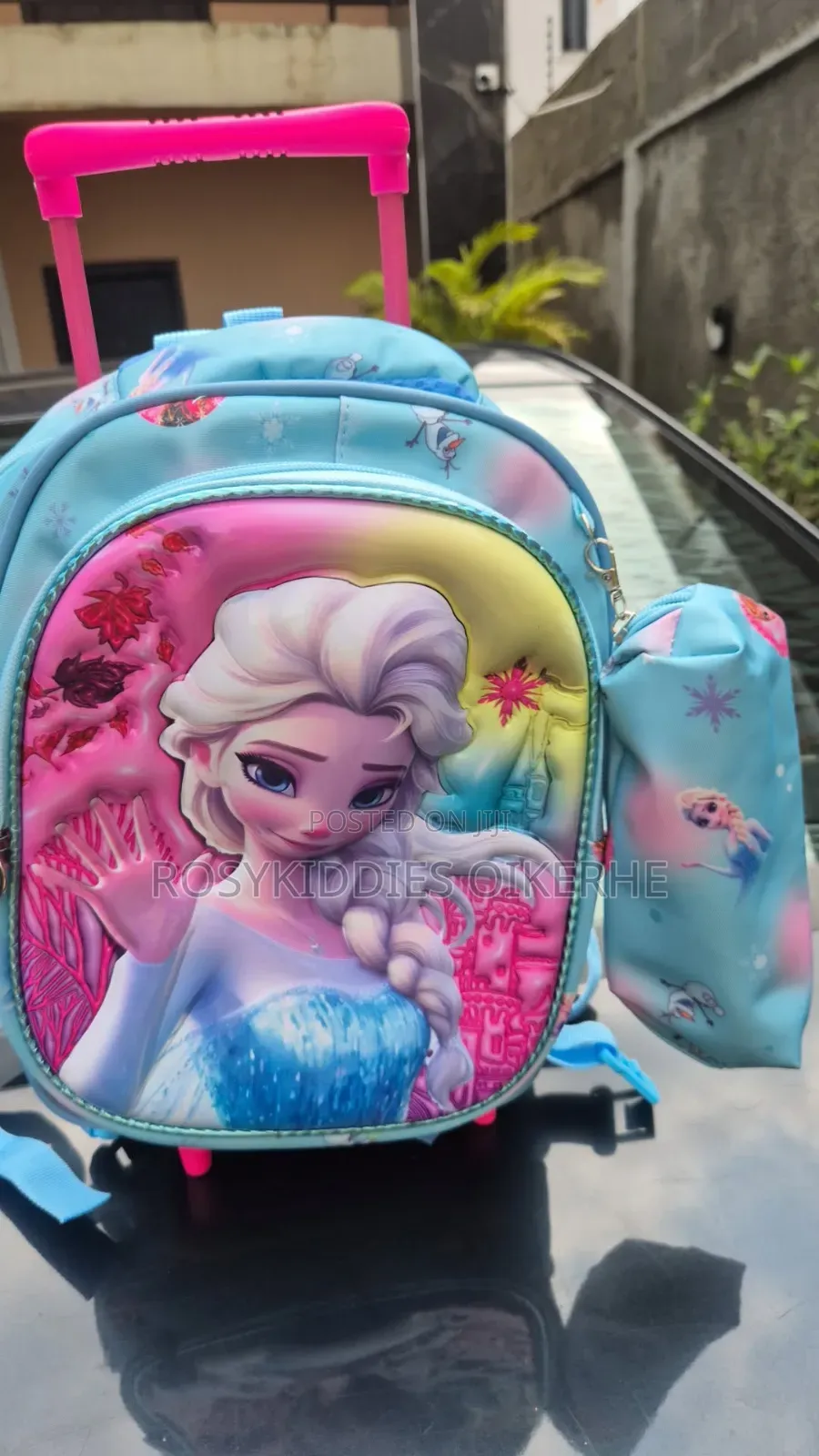 Frozen Character 12inches Trolley School Bag