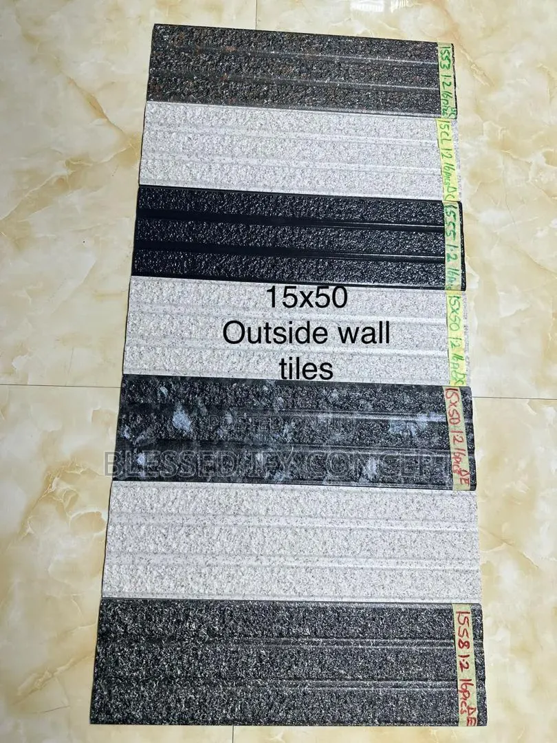 Outdoor Wall Tiles 15x50, Good For, Pillars, Fence, TV Console. Etc
