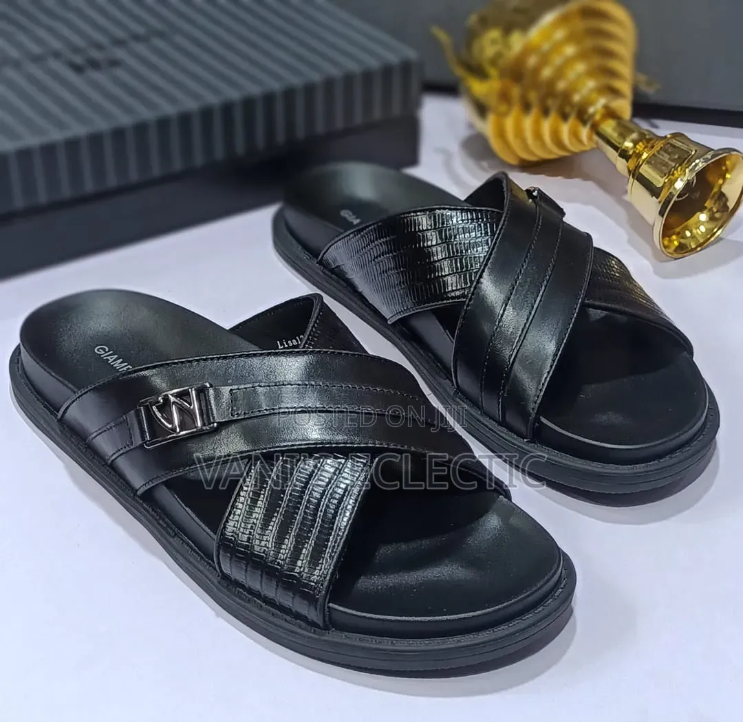 Roberto Cavalli Palm Slippers
