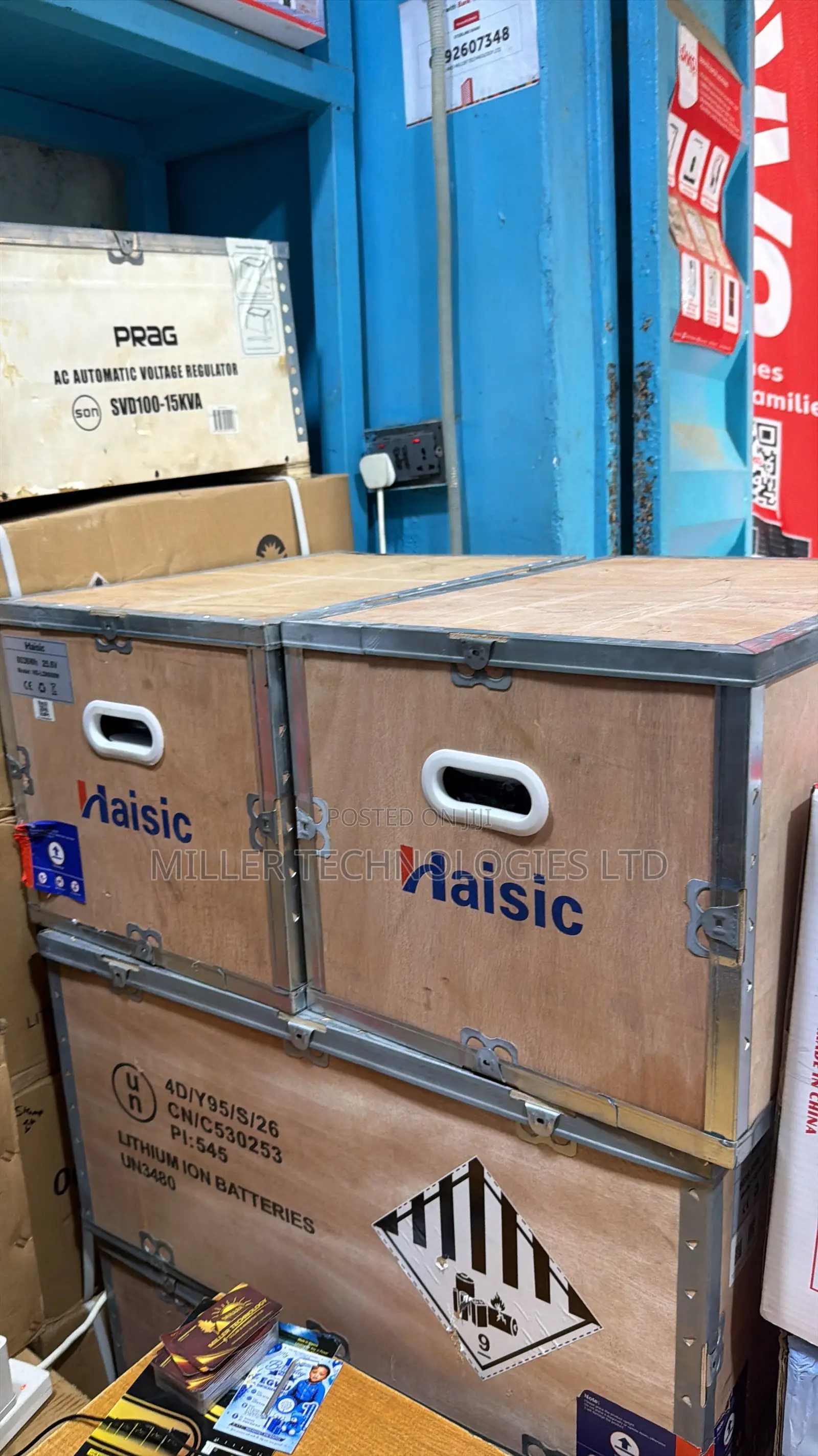 Original Haisic Black 8kWh 24V Lithium Battery Pack