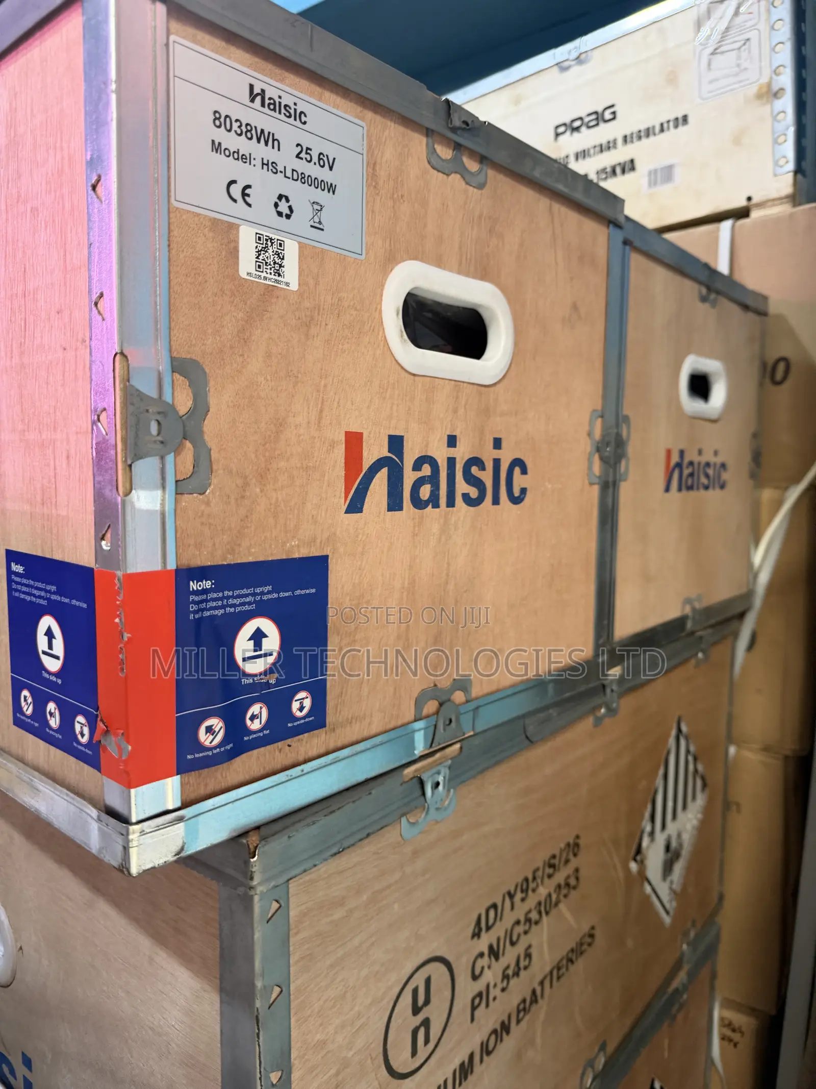 Haisic Black 8kWh 24V LiFePO4 Battery for Solar Systems