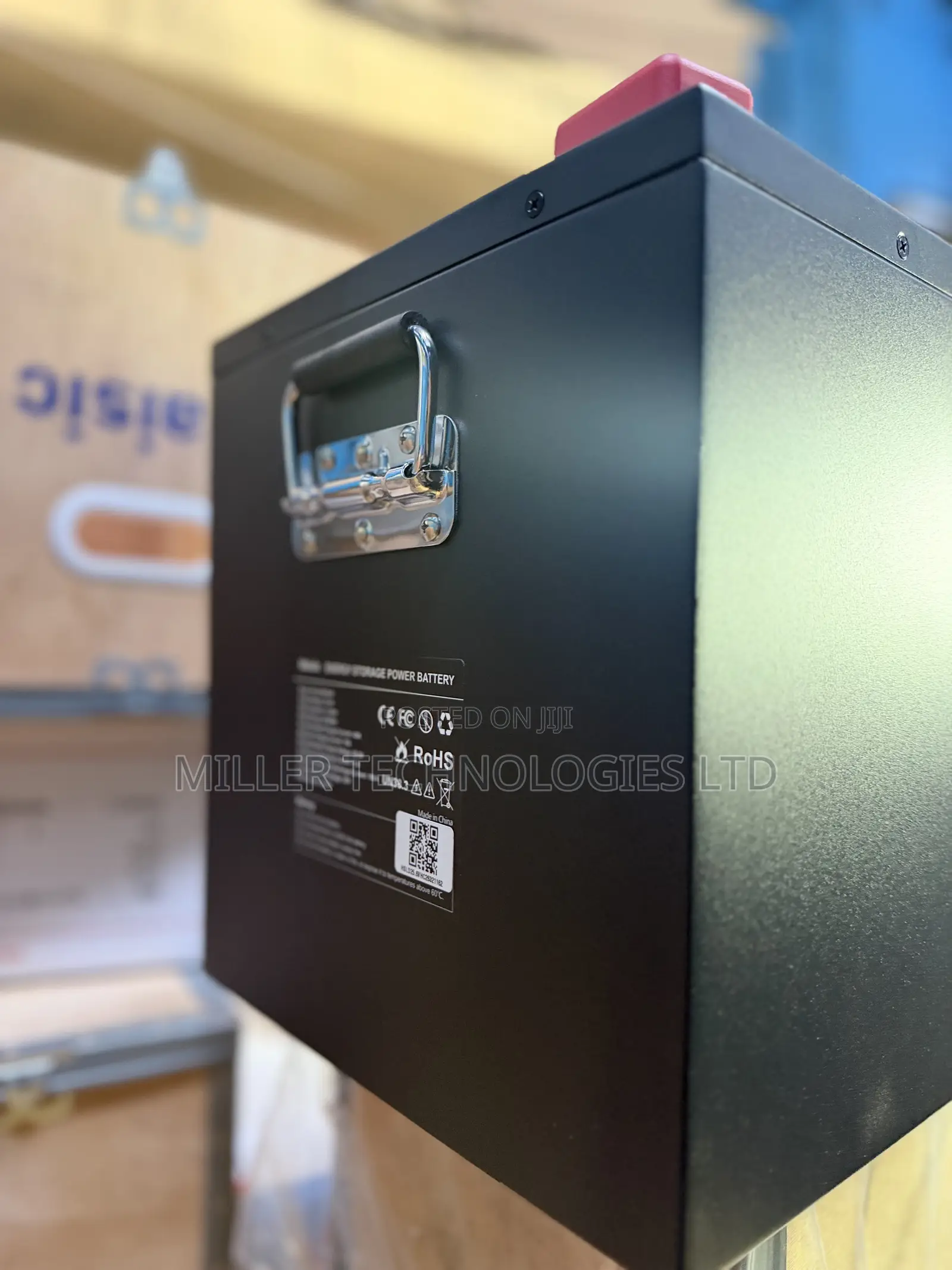 Haisic Black Solar Storage Battery 24V 8kWh (UN3480)