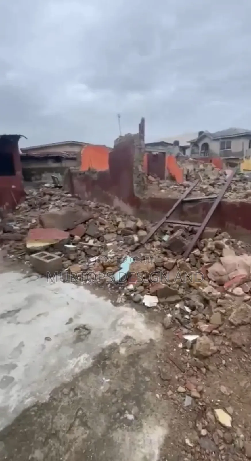 A Plot of Vacant Land Buy and Build in a Close, Tarred Road.
