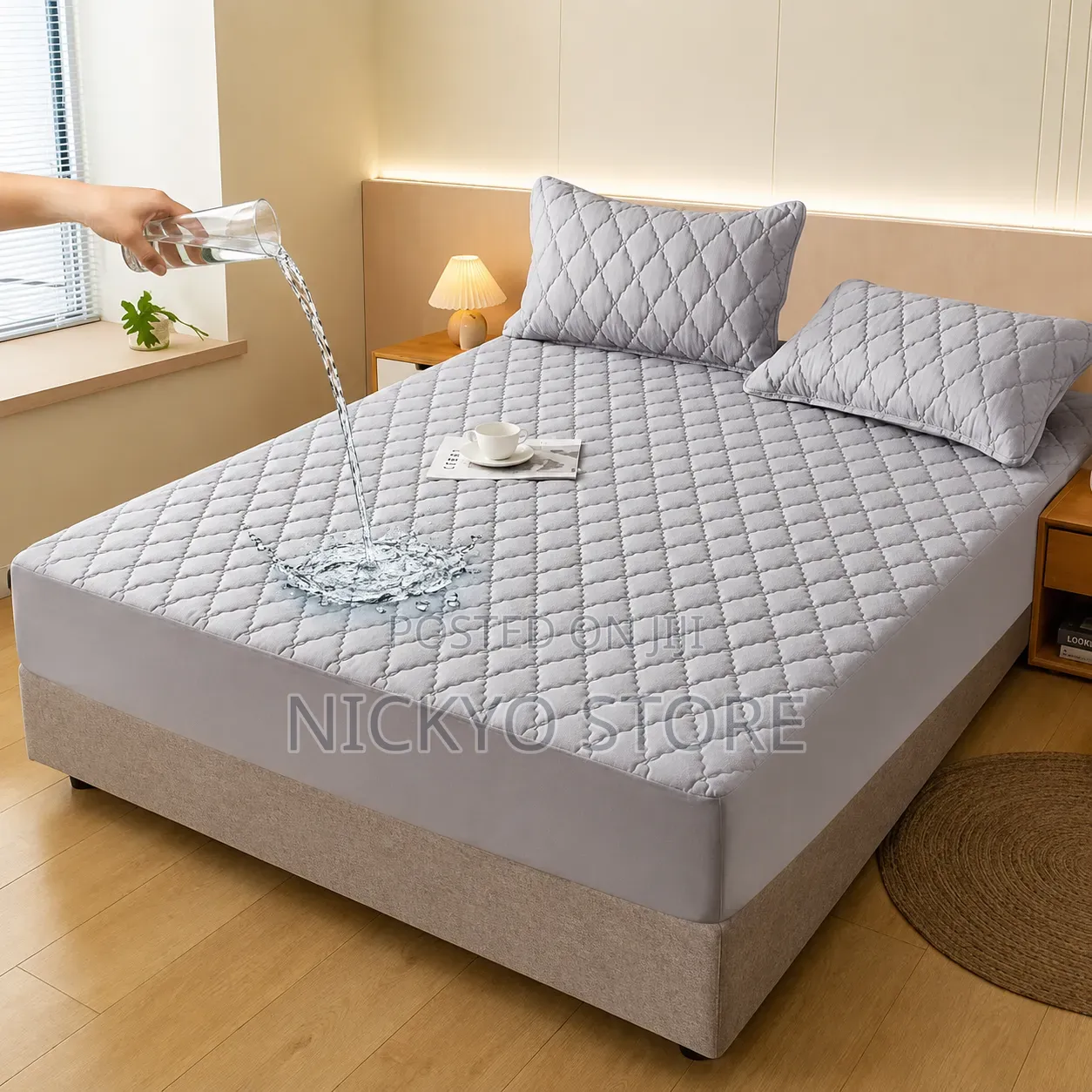 6by7 Waterproof Quilted Mattress Protector – Premium Bed Cover