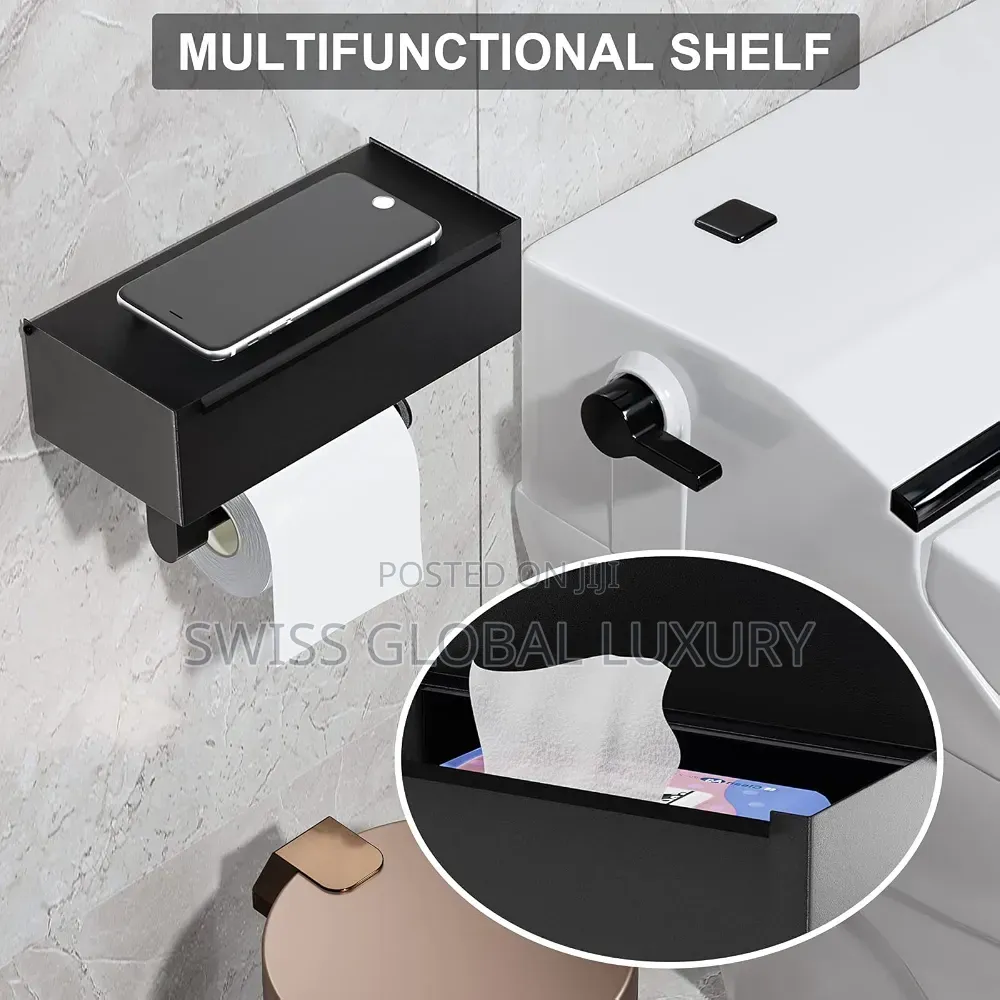 High Quality Toilet Paper Holder With Flushable Wipes Dispenser