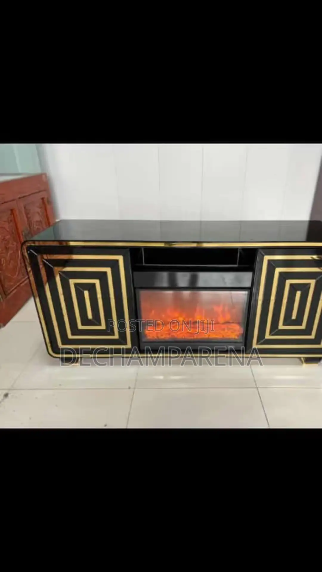 TV Stand With Fire Place