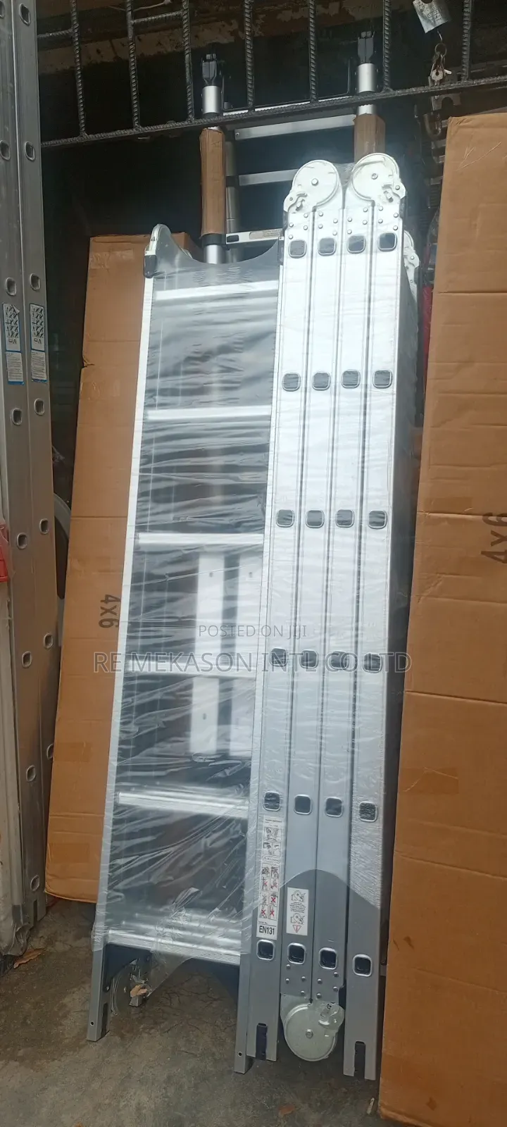 Heavy Duty 4x6(24ft) Industrial Multi Purpose Ladder With Warranty