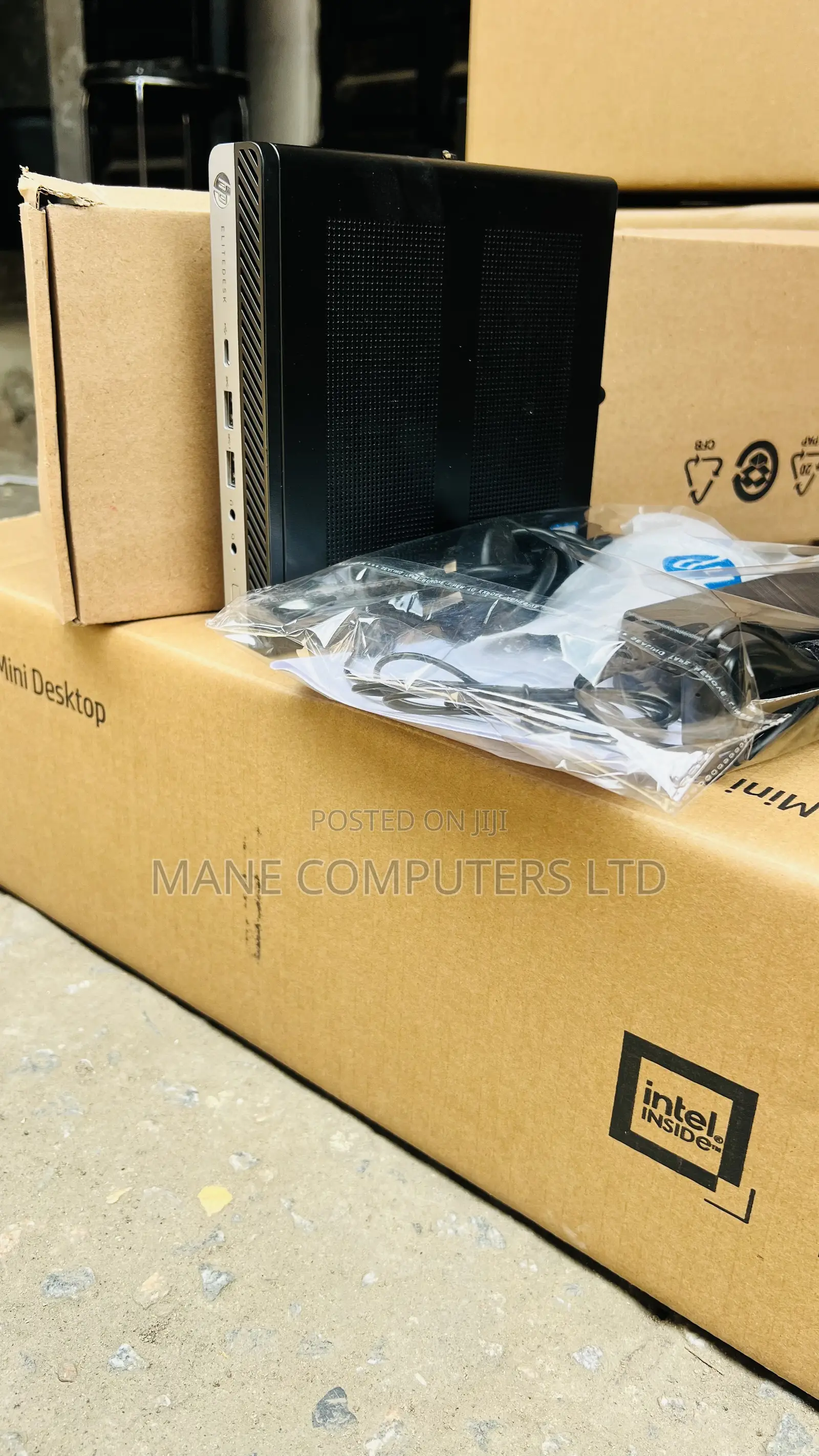 New Desktop Computer HP EliteDesk 800 G4 8GB Intel Core i5 SSD 256GB