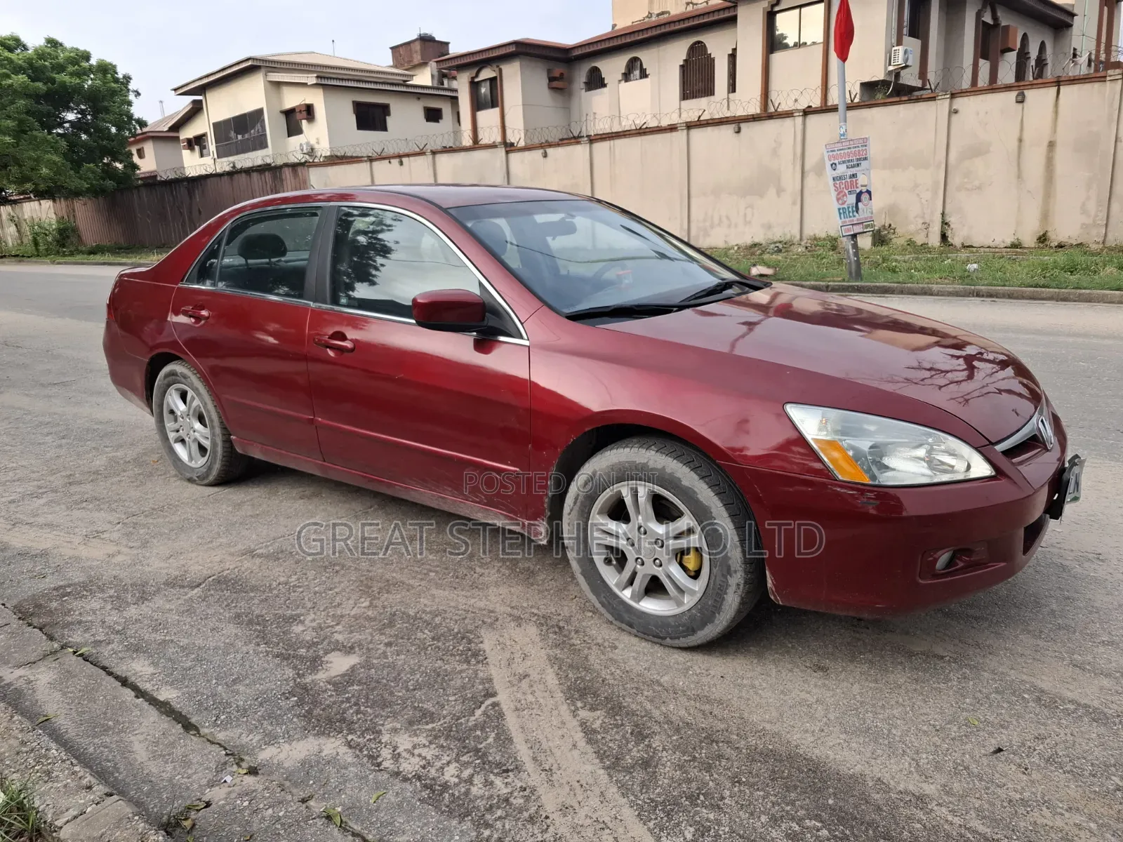 Honda Accord 2007 Red