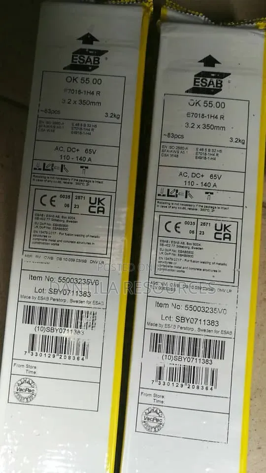 Vac-Pac Esab Electrode 3.2mm.2.1kg
