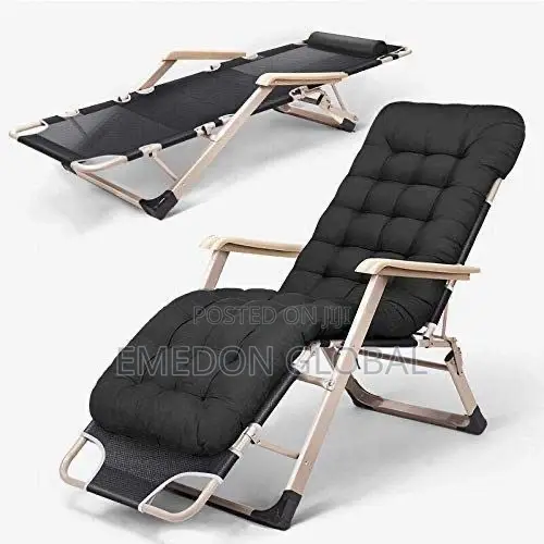 Adjustable Backrest Foldable Reclining Metal Chair