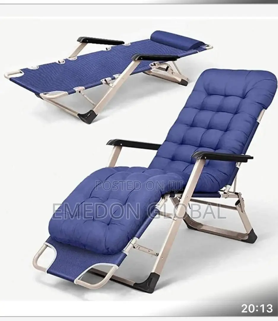 Adjustable Backrest Foldable Reclining Metal Chair