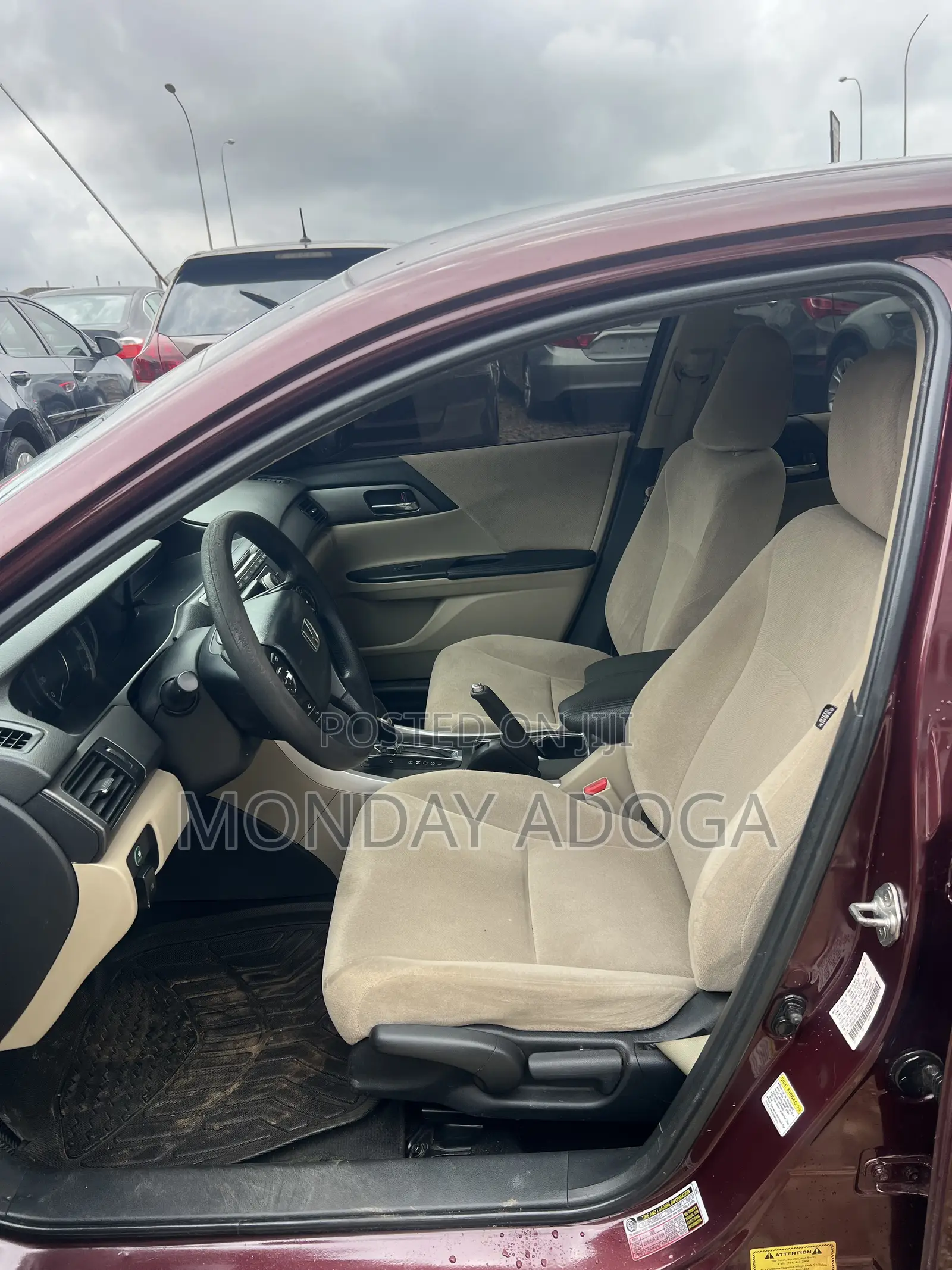 Honda Accord EX 4dr Sedan (2.4L 4cyl 6M) 2014 Red