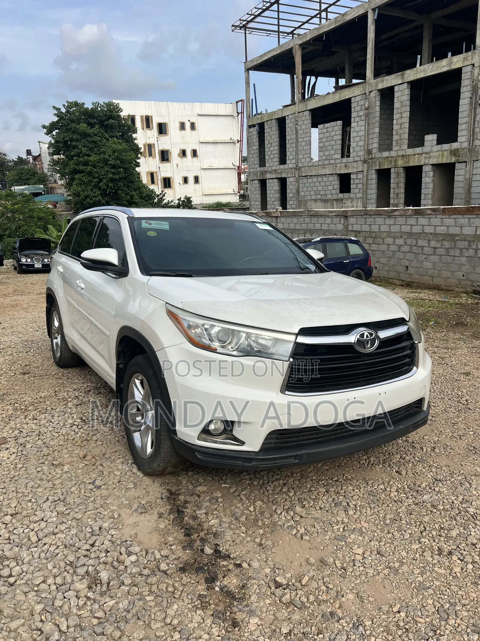 Toyota Highlander Limited V6 4x2 (3.5L 6cyl 6A) 2016 White