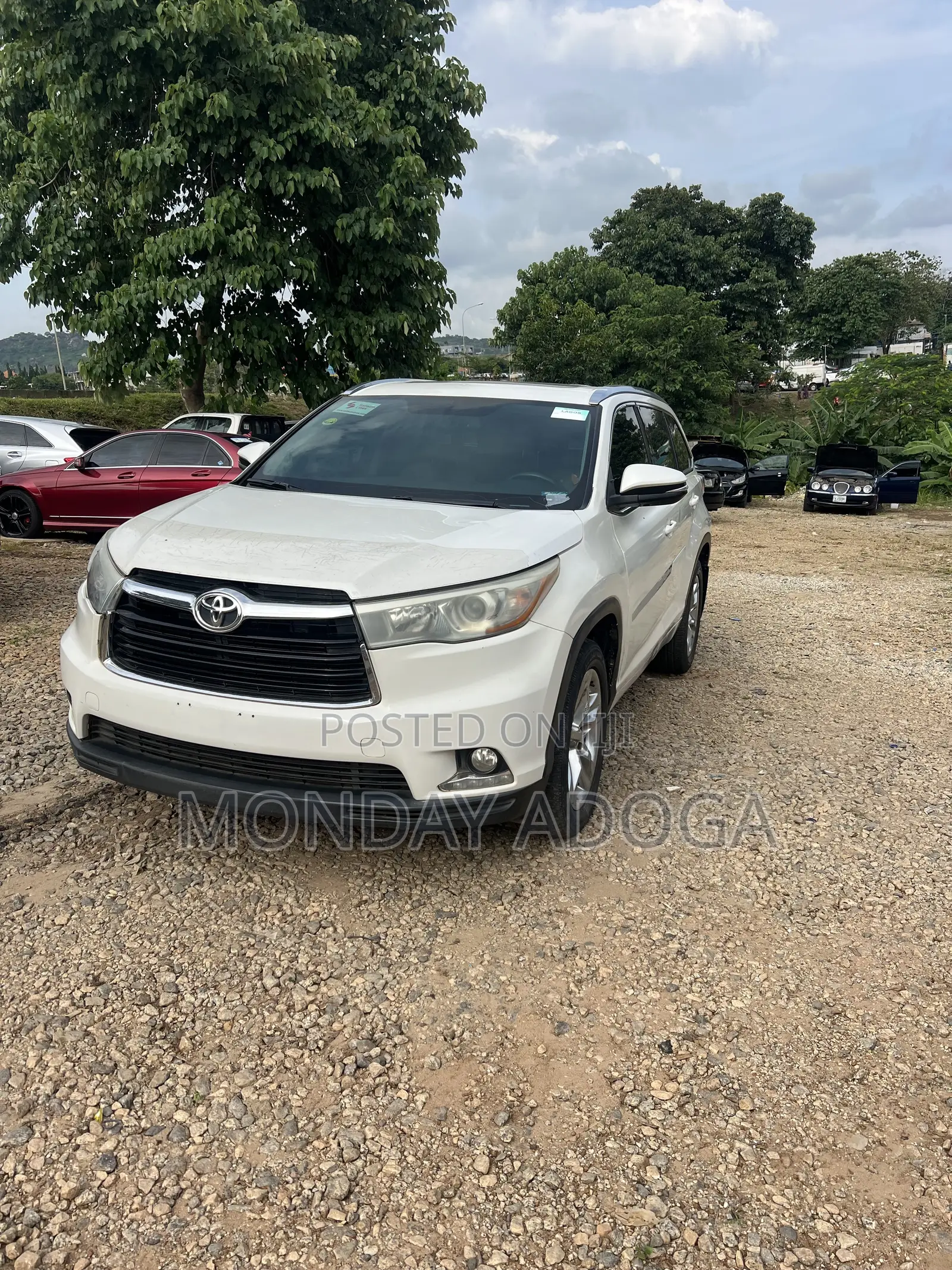 Toyota Highlander Limited V6 4x2 (3.5L 6cyl 6A) 2016 White