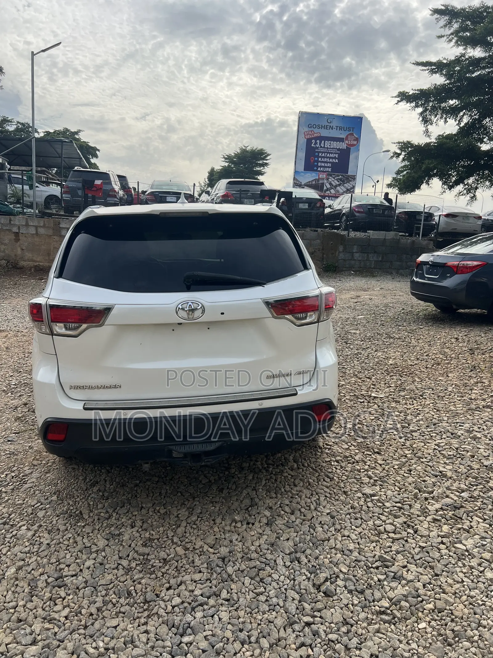 Toyota Highlander Limited V6 4x2 (3.5L 6cyl 6A) 2016 White