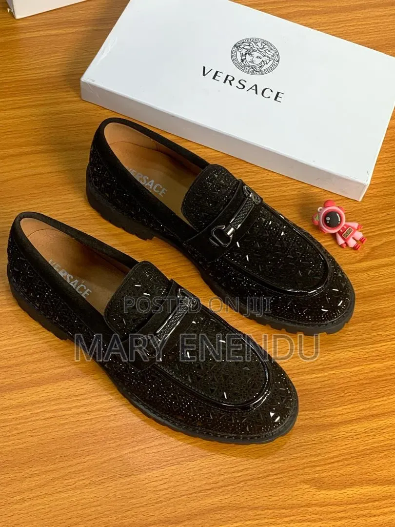 Luxury Phinestone Horsebit Slip on Loafers for Men