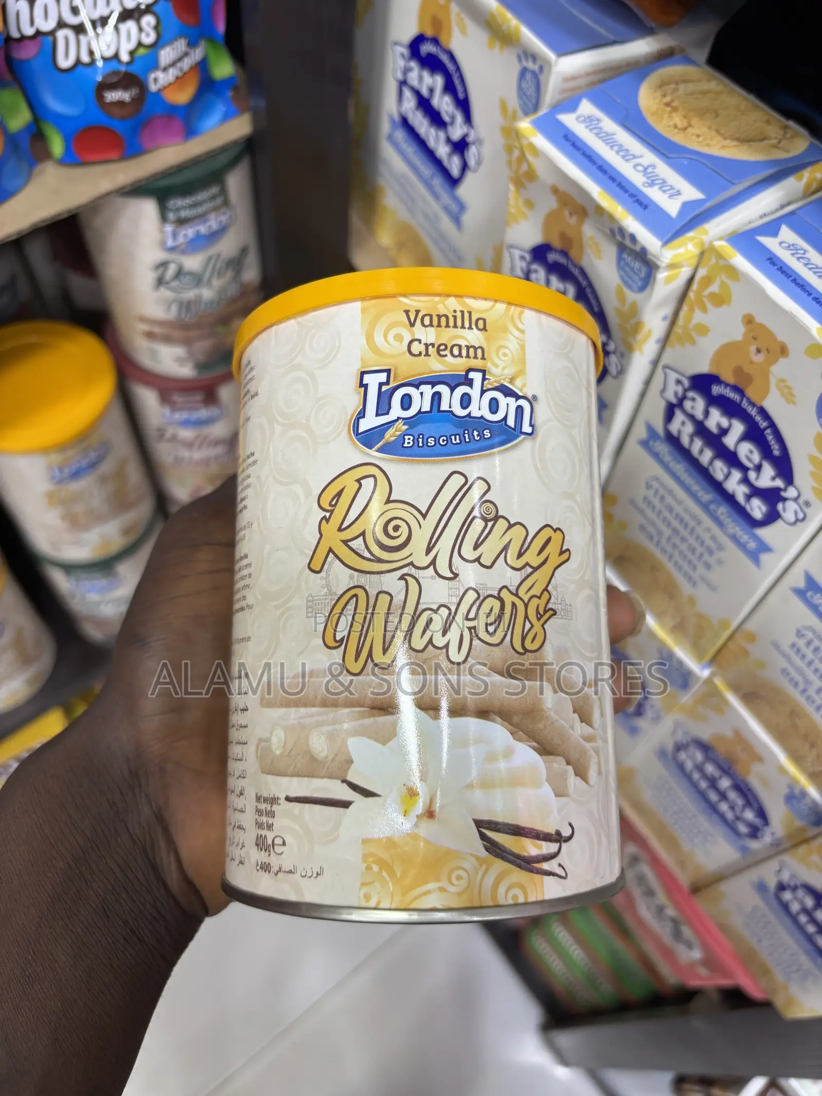 London Biscuits Rolling Wafers
