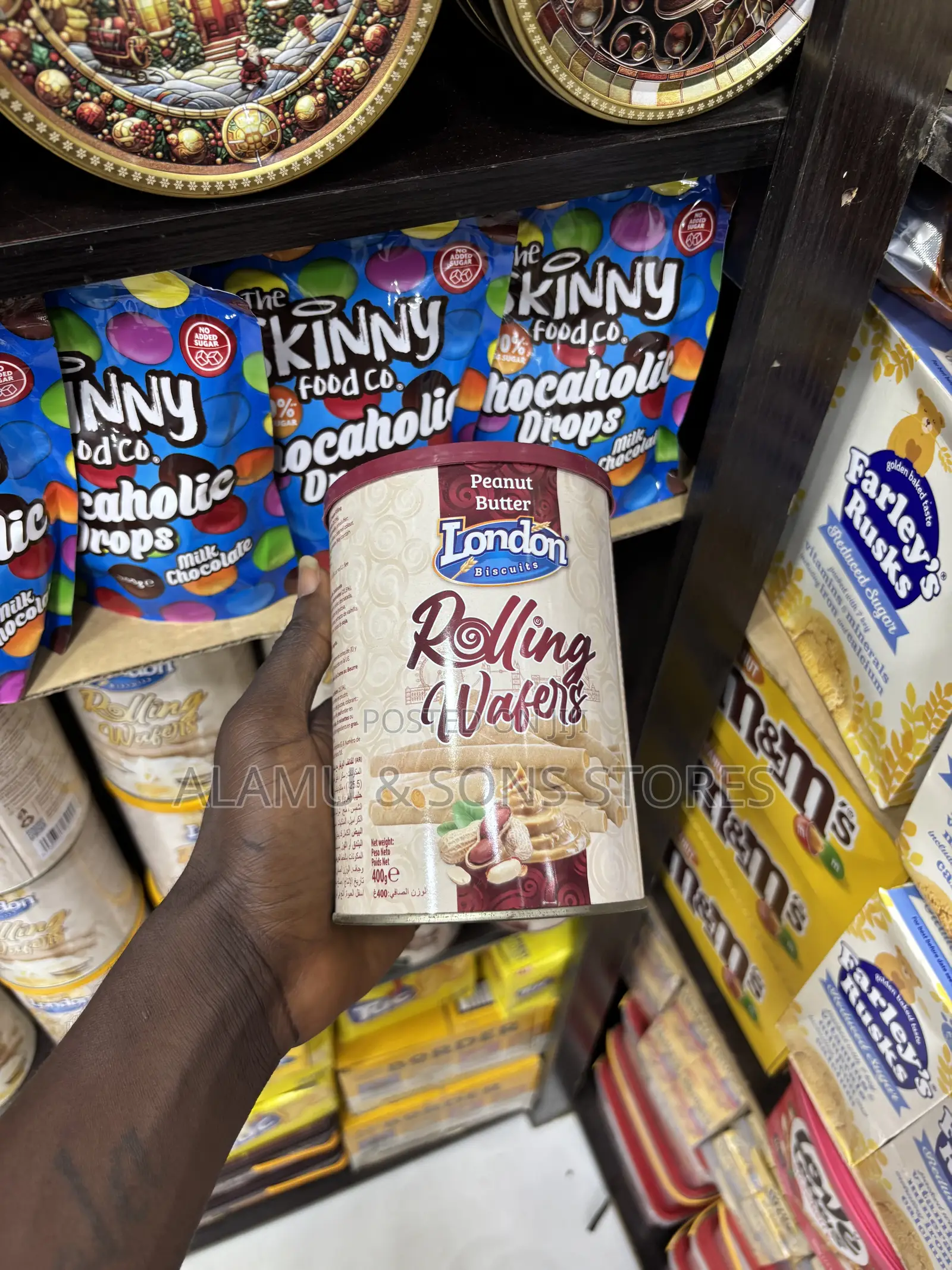 London Biscuits Rolling Wafers