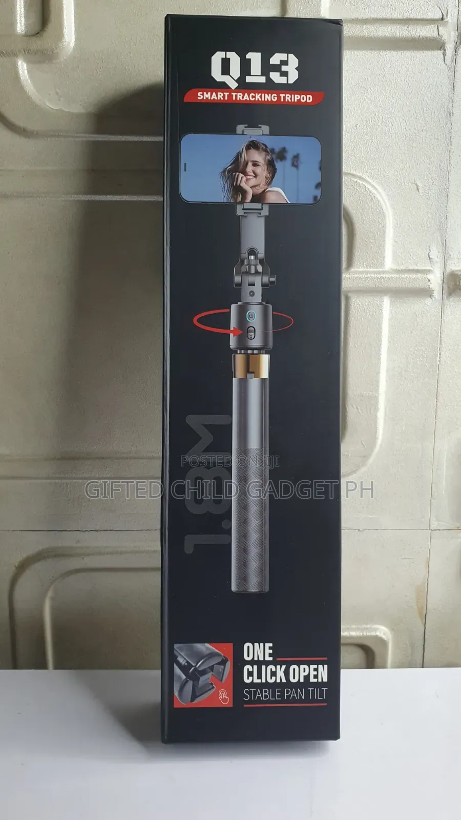 Q13 AI Tripod Smart Auto Face Tracking 360 Degrees Selfie Stick Gimbal