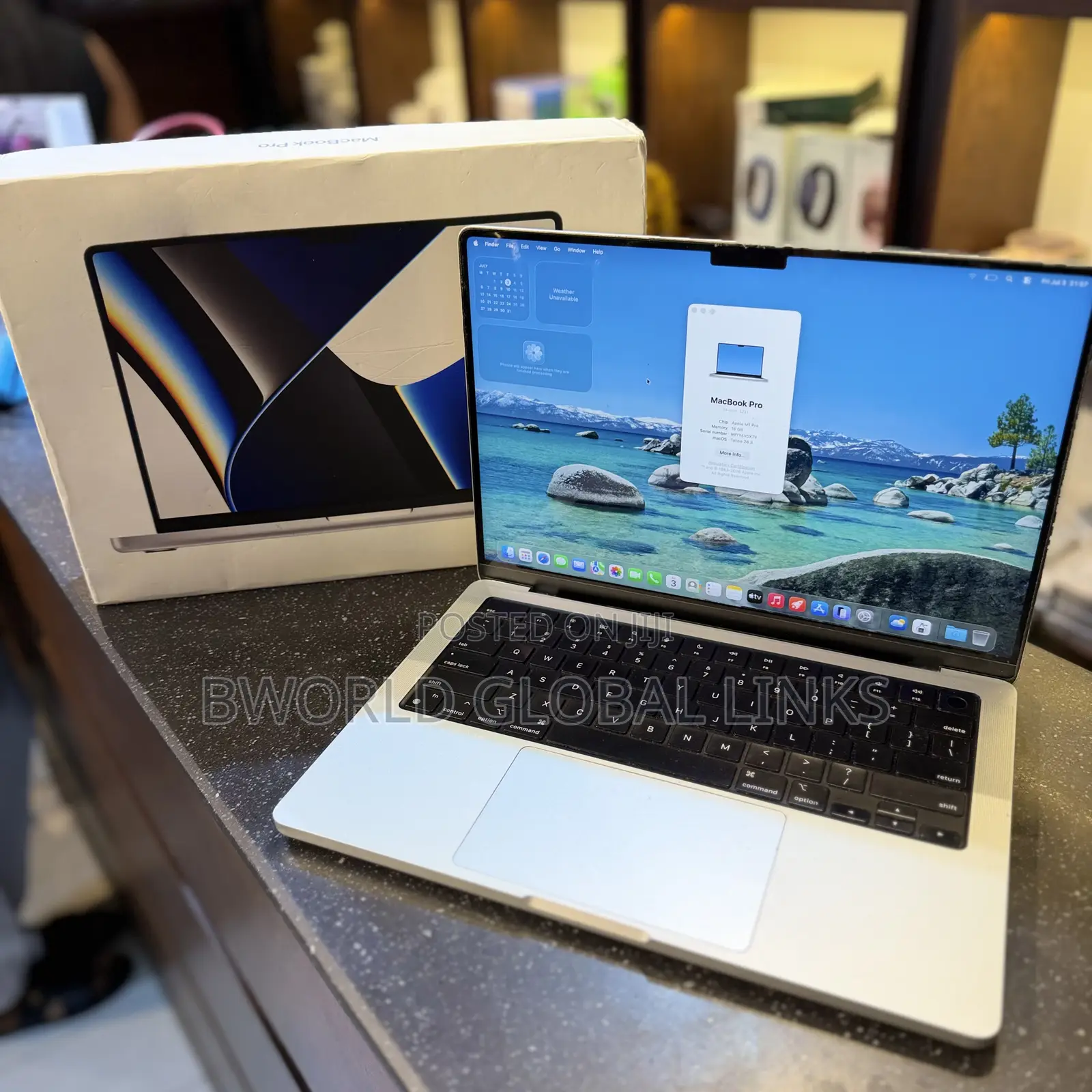Laptop Apple MacBook Pro 2021 M1 16GB Apple M1 Pro SSD 512GB