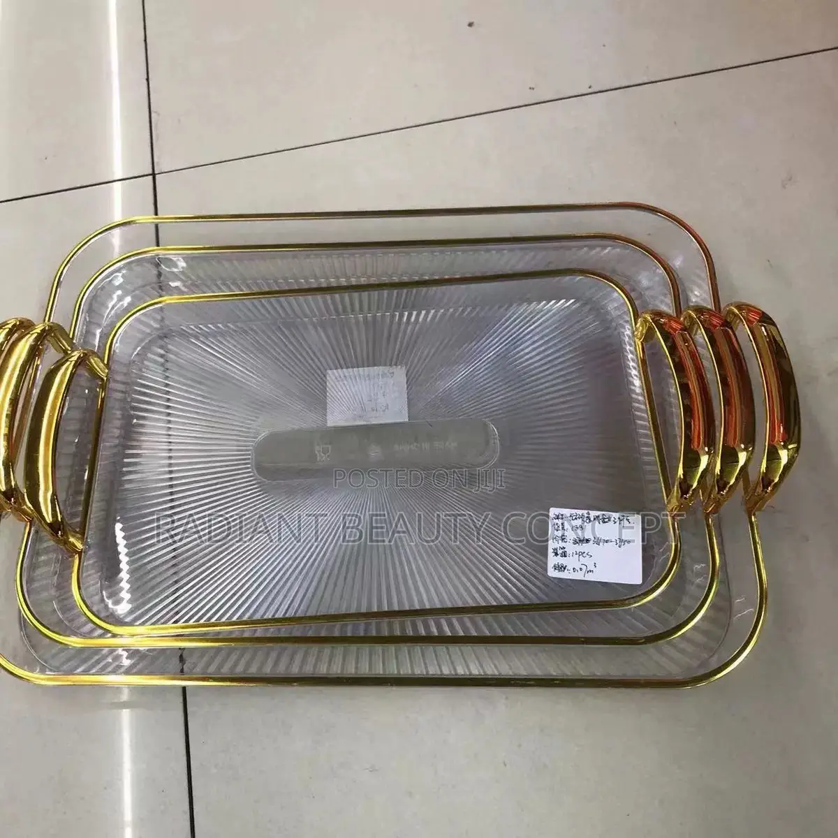3 in 1 Acrylic Tray