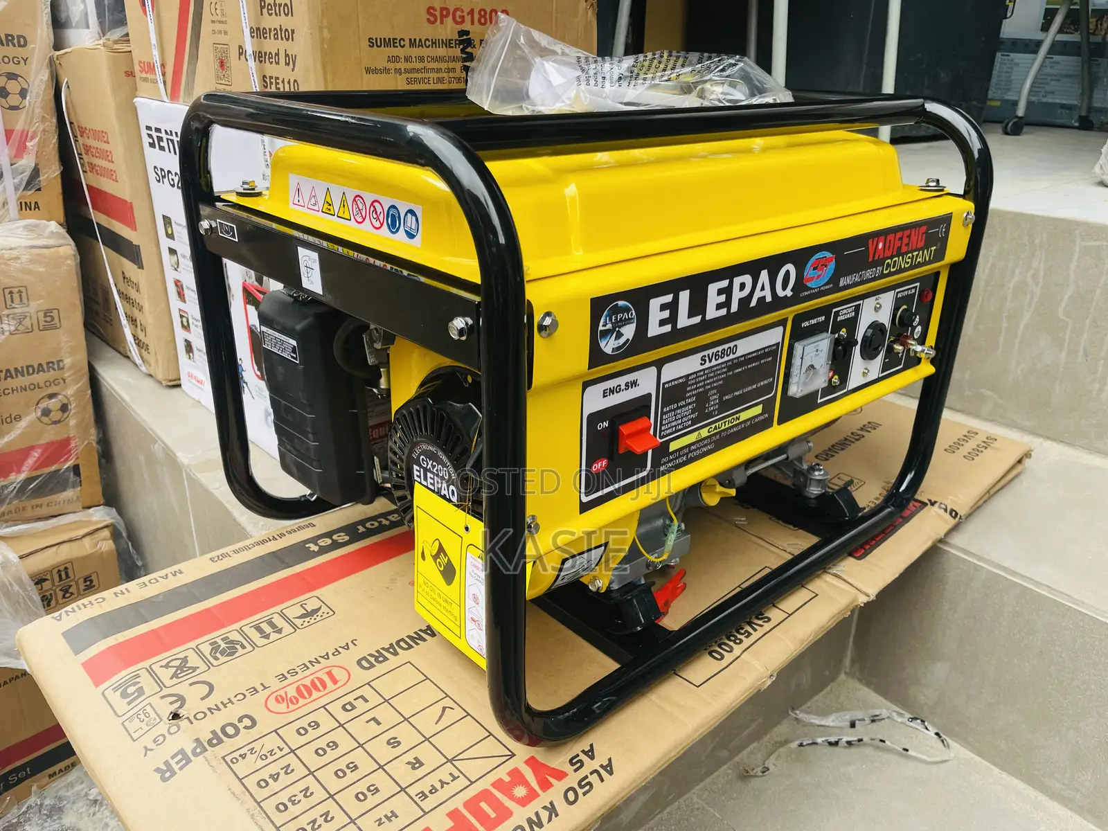 4.5kva Elepaq Petrol Manual Start Generator
