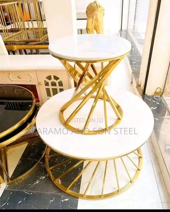 Stainless GOLD Center Table