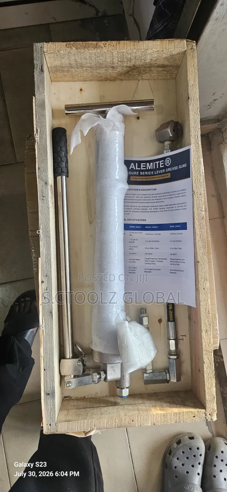Alemite High Pressure Grease Gun