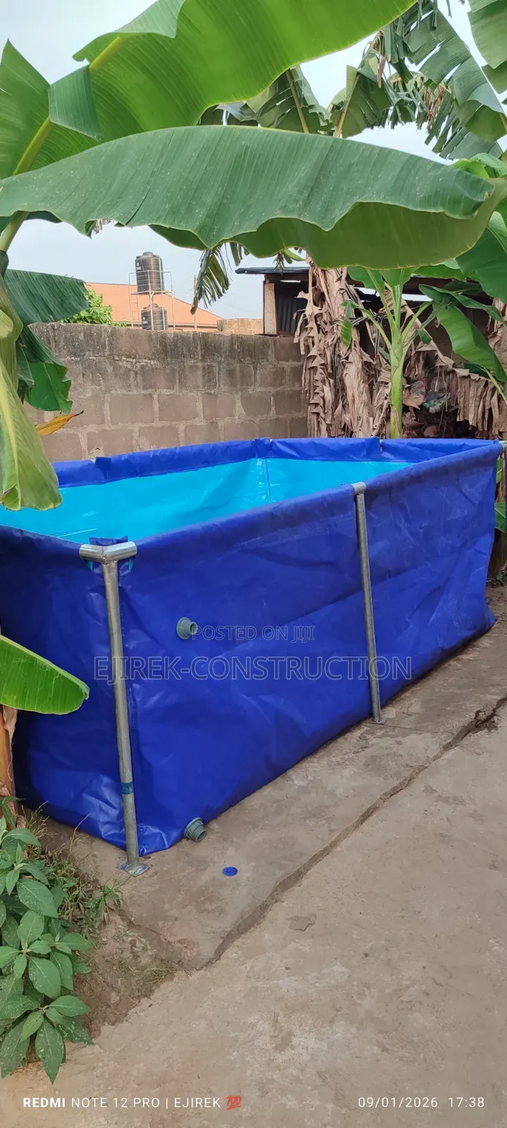 Mobile Tarpaulin Fish Pond (For Small Scale)
