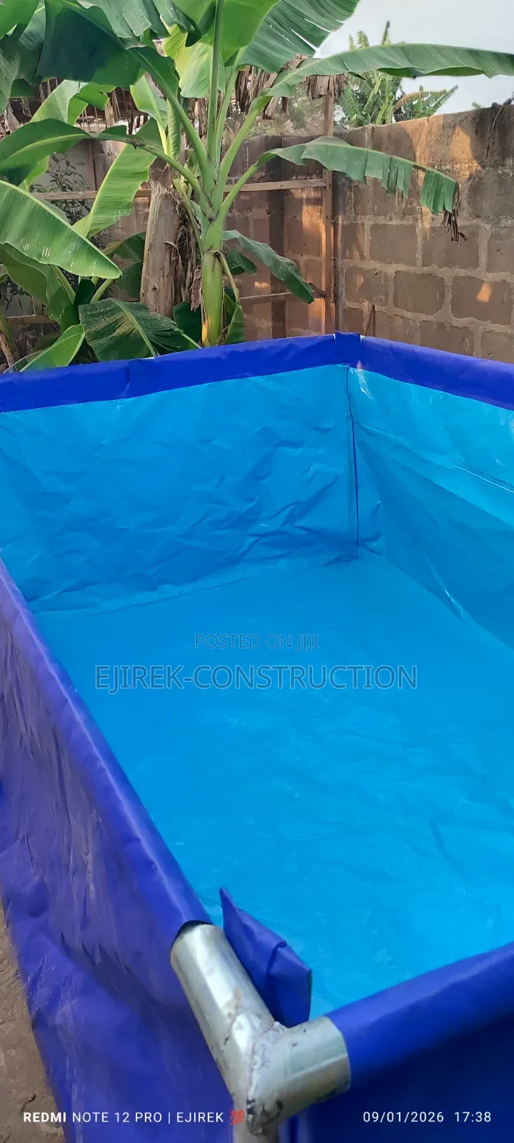 Mobile Tarpaulin Fish Pond (For Small Scale)