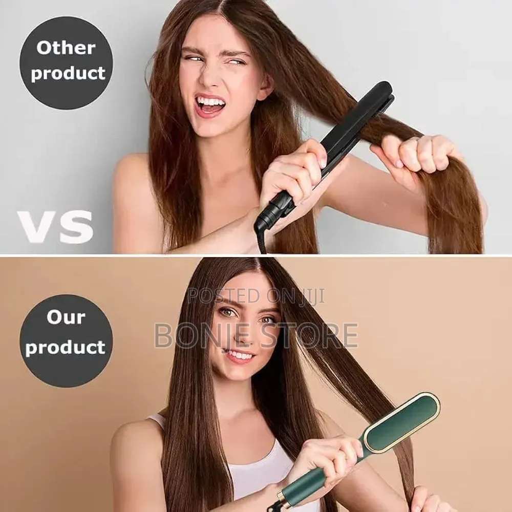 Electronic Hot Straightener Comb Hot Brush Hair Straightener
