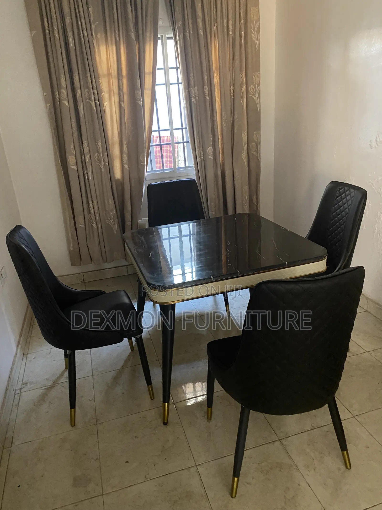 Luxury 4-Seater Marble Dinning