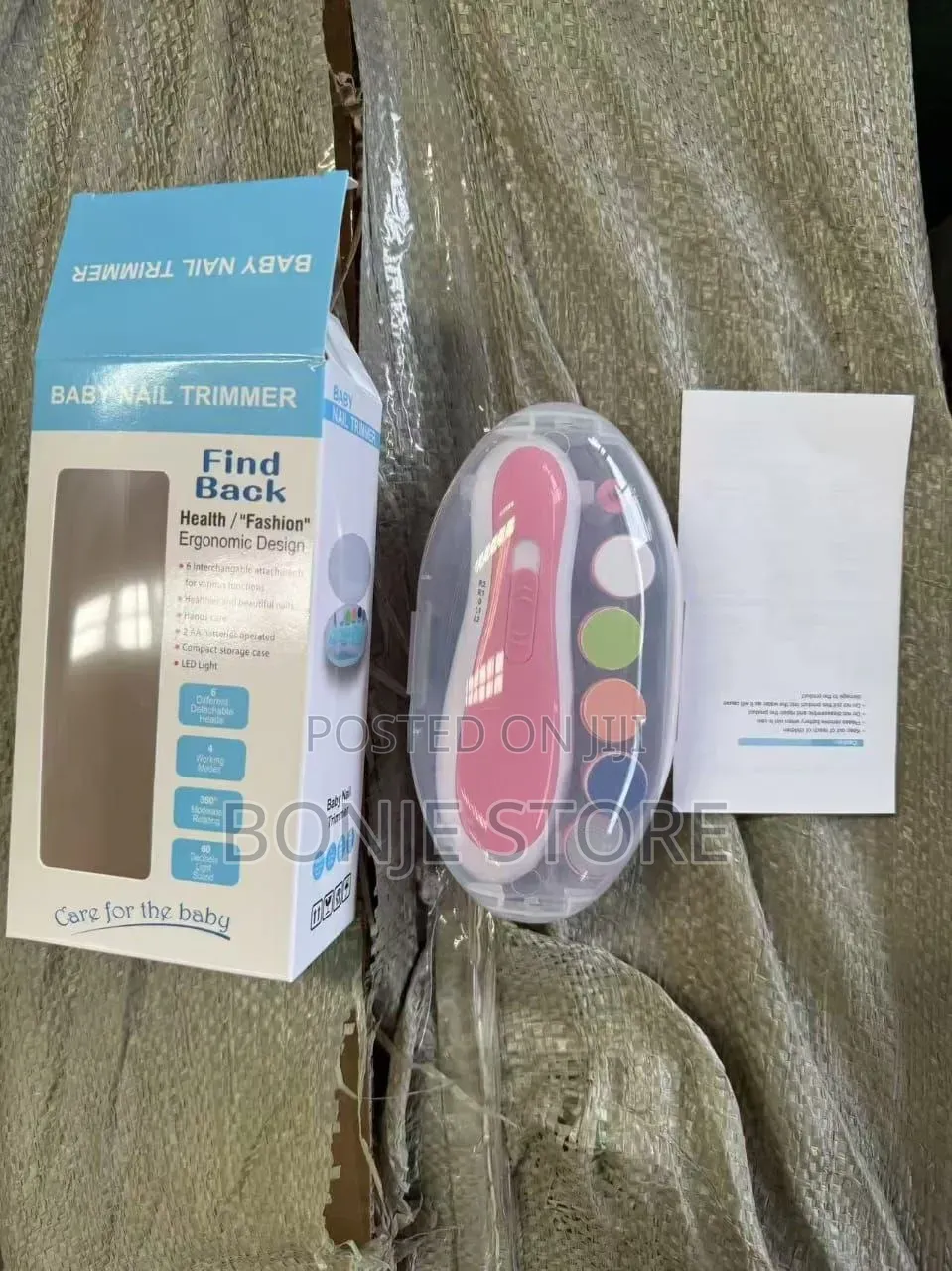 Electric Baby Nail Trimmer - Seamless and Painless