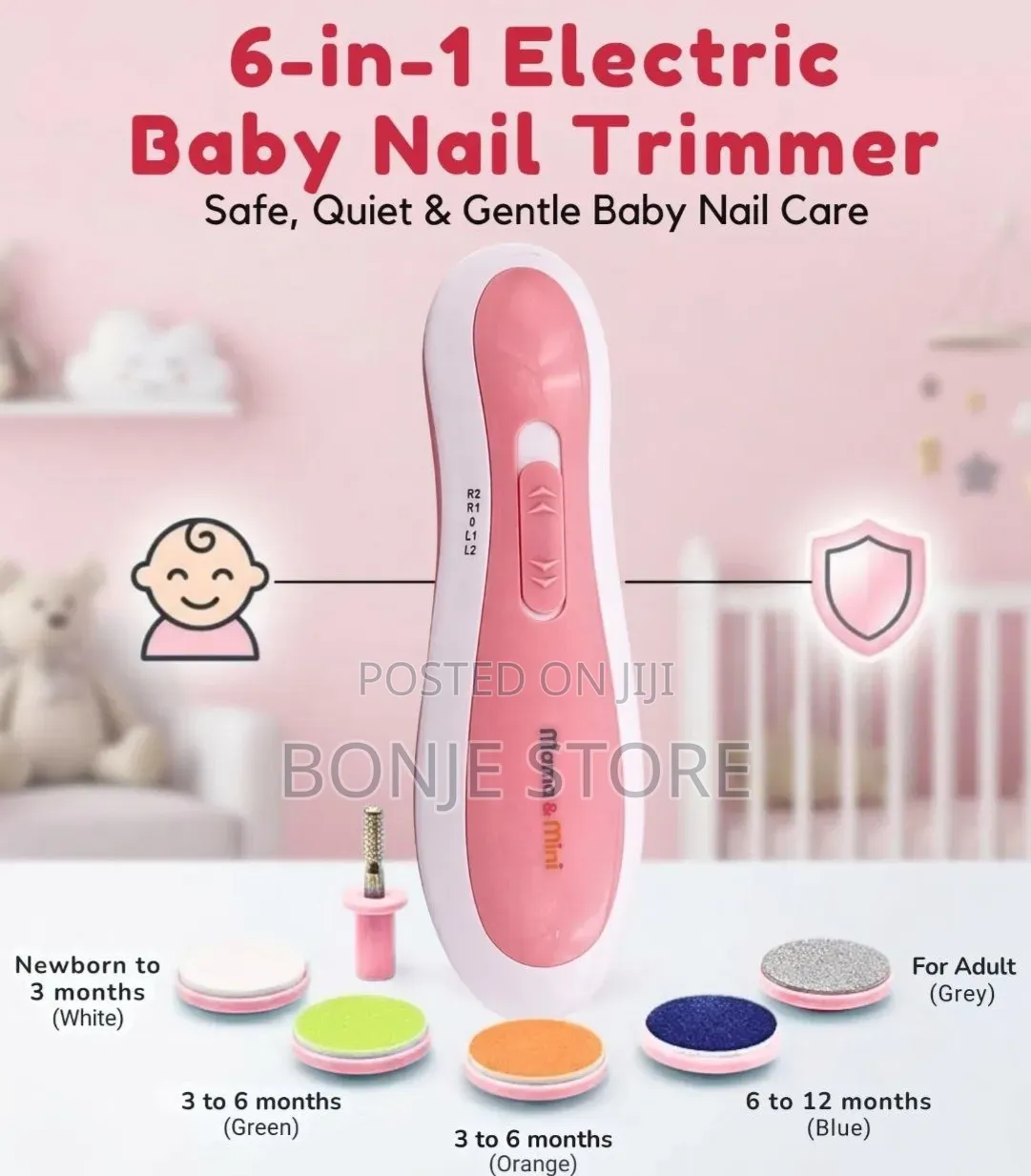 Electric Baby Nail Trimmer - Seamless and Painless