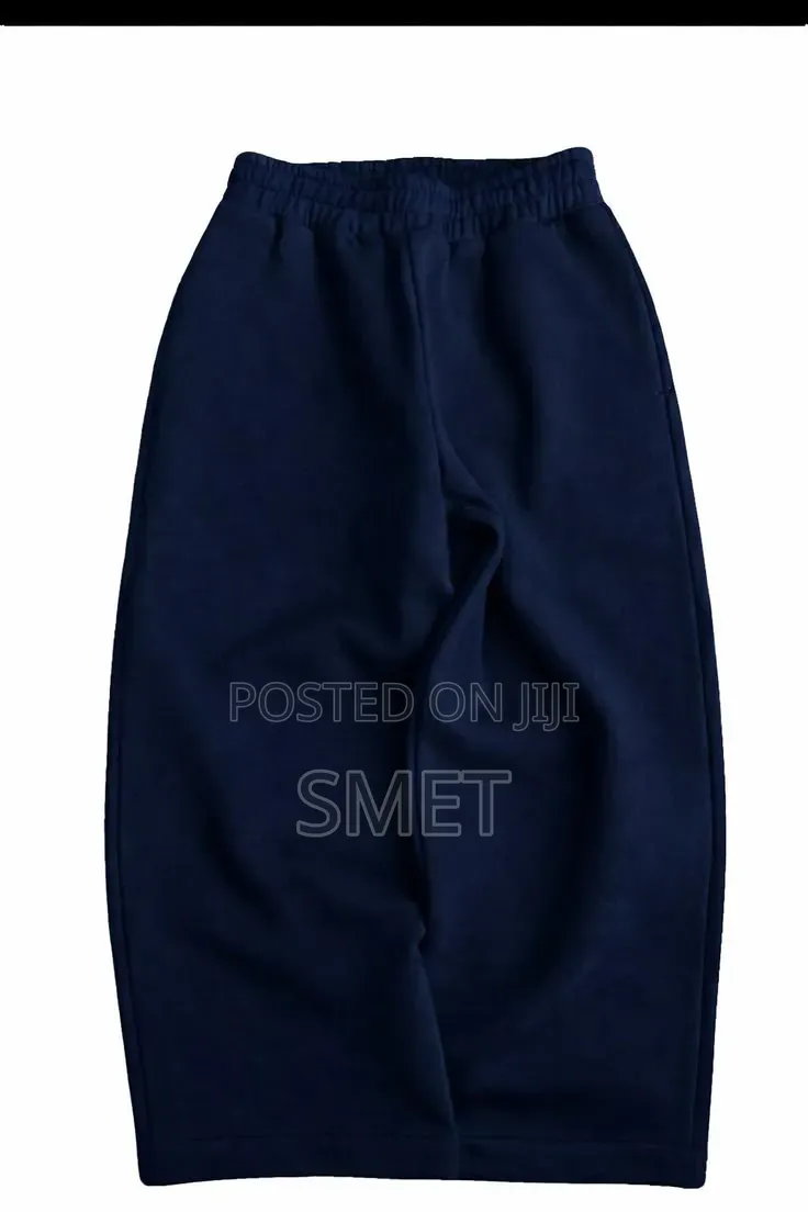Unisex Wide Leg Palazzo Joggers Pants Baggy Sweatpants Multiple Colors