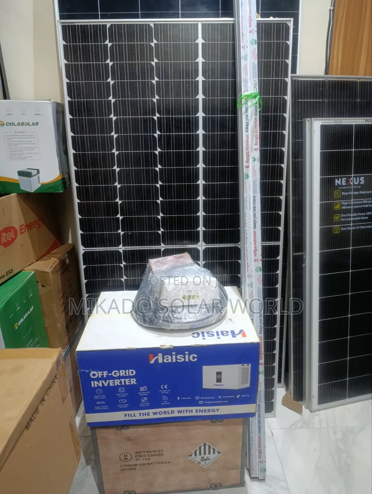 Haisic 8kWh All-in-One System | 4.2KVA Pure Sine Wave |LiFePO4 Battery