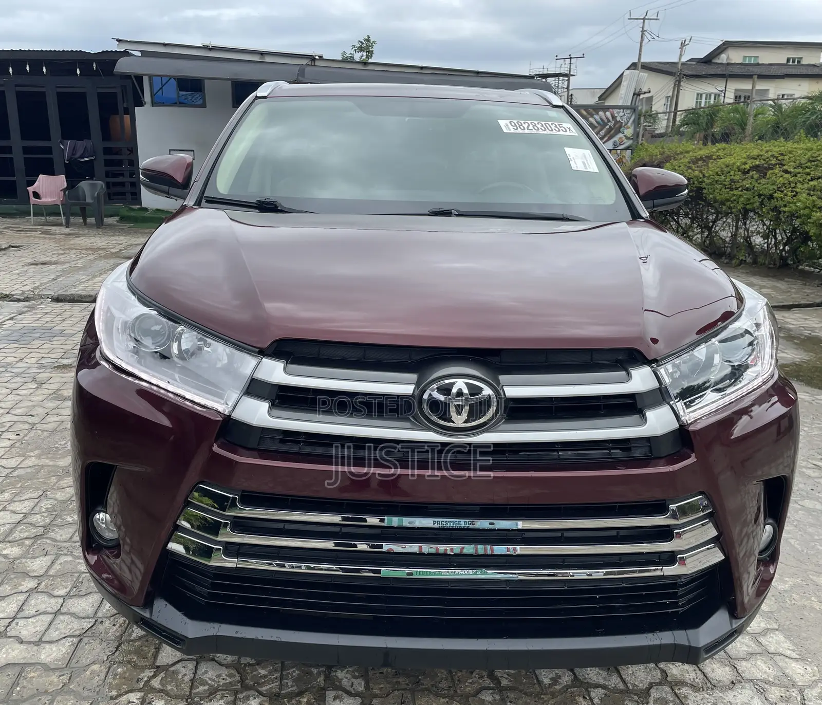 Toyota Highlander Limited 4dr SUV AWD (3.5L 6cyl 6A) 2015 Burgundy
